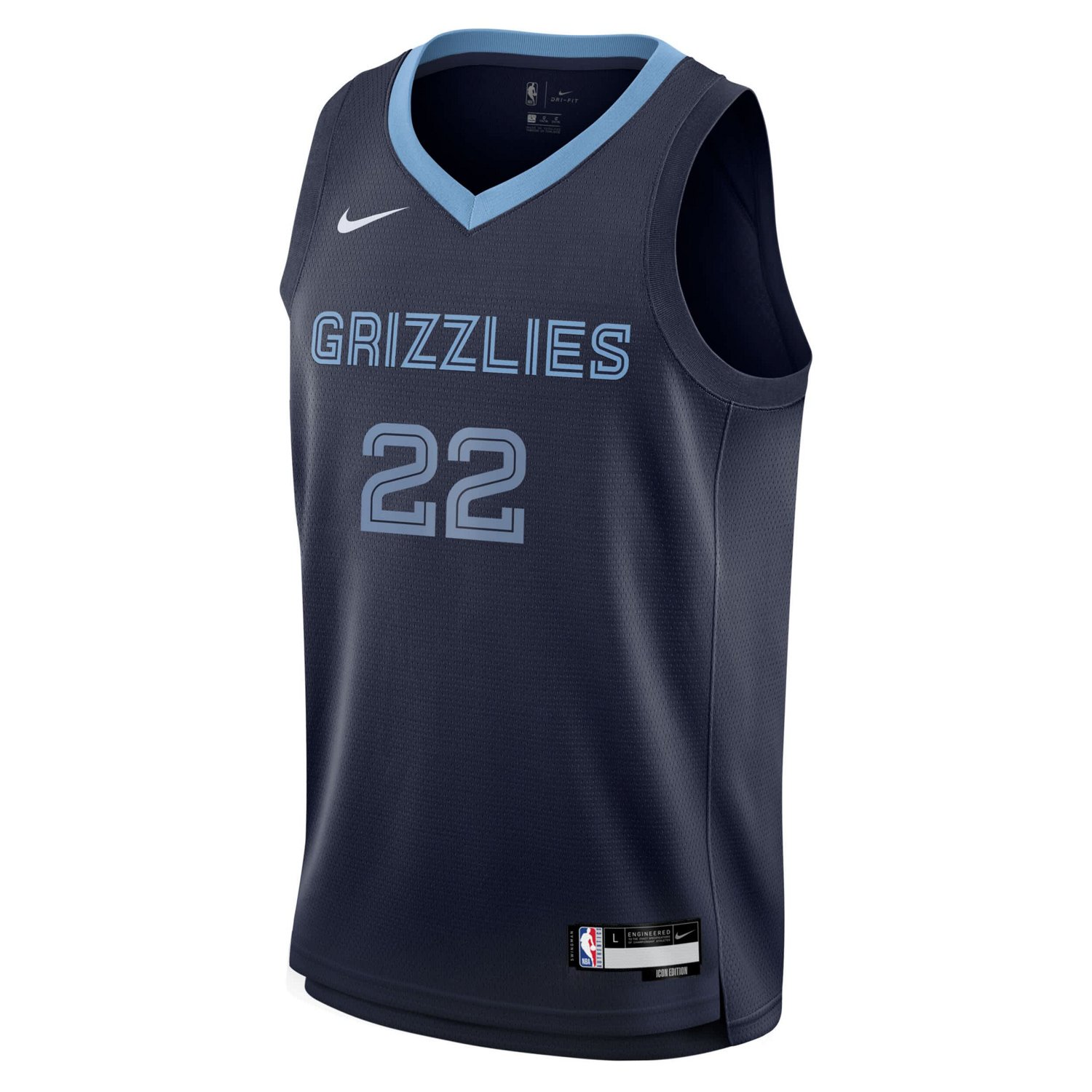 Youth Nike Desmond Bane Memphis Grizzlies Swingman Jersey - Icon Edition - view number 2