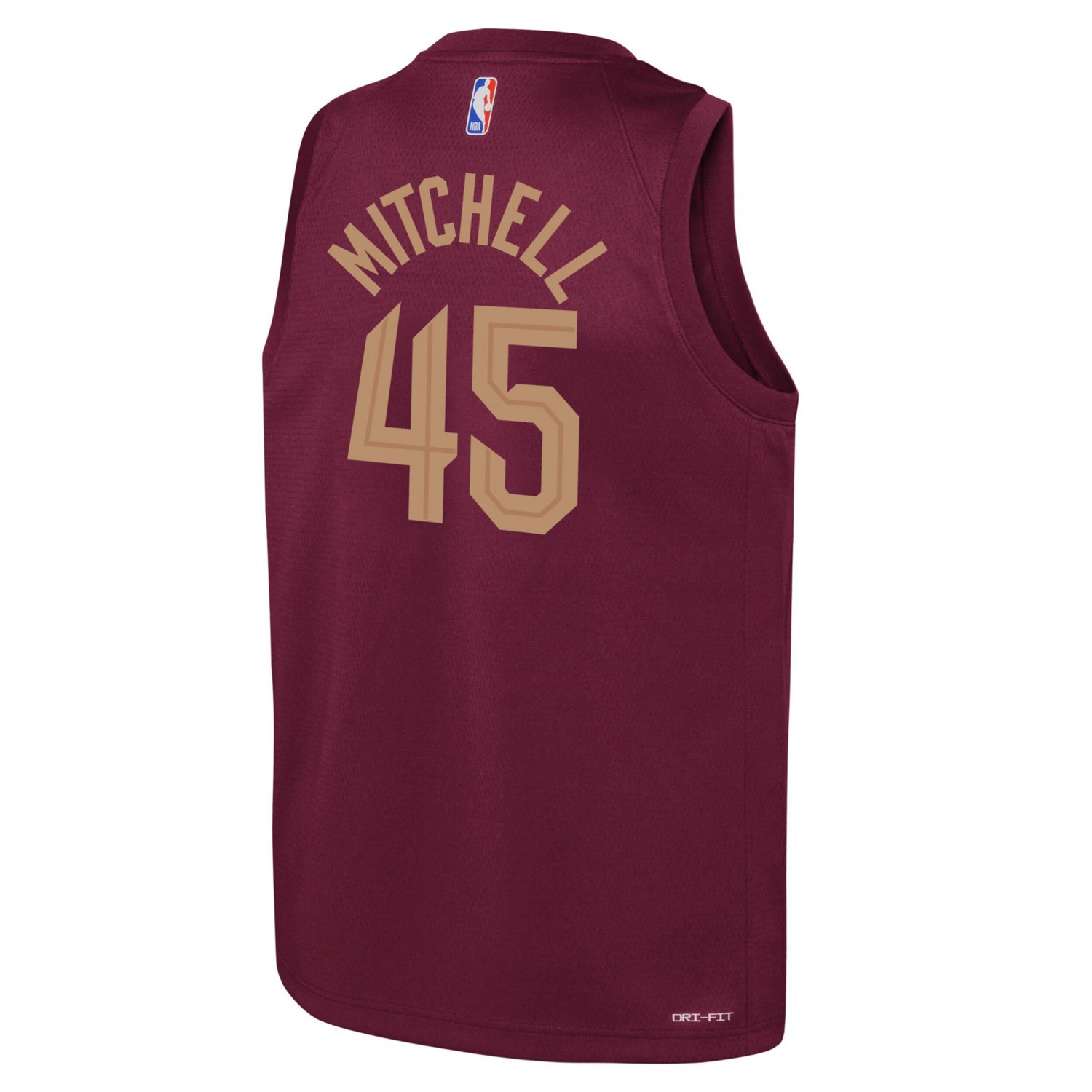 Youth Nike Donovan Mitchell Cleveland Cavaliers Swingman Jersey - Icon Edition                                                   - view number 3