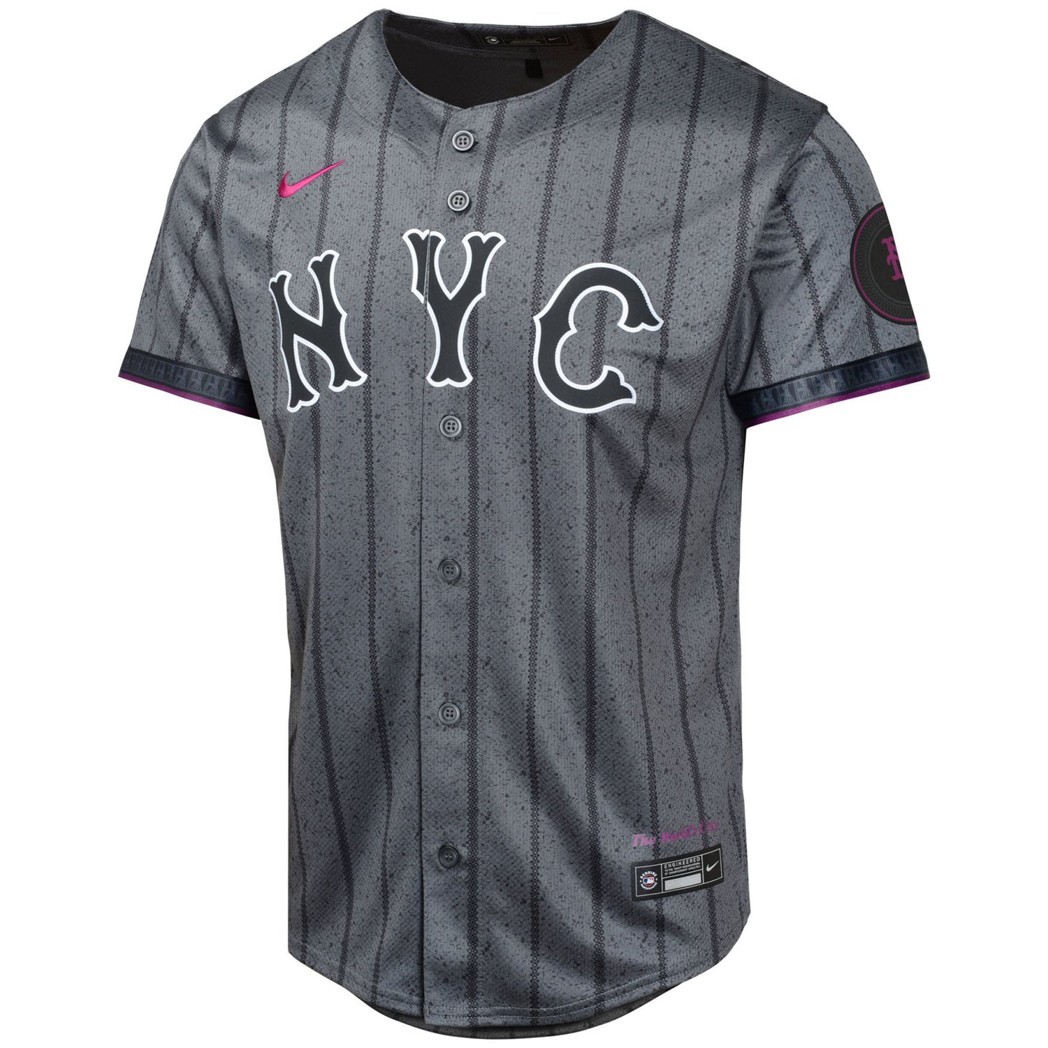 Youth Nike Francisco Alvarez New York Mets 2024 City Connect Limited Player Jersey                                               - view number 2