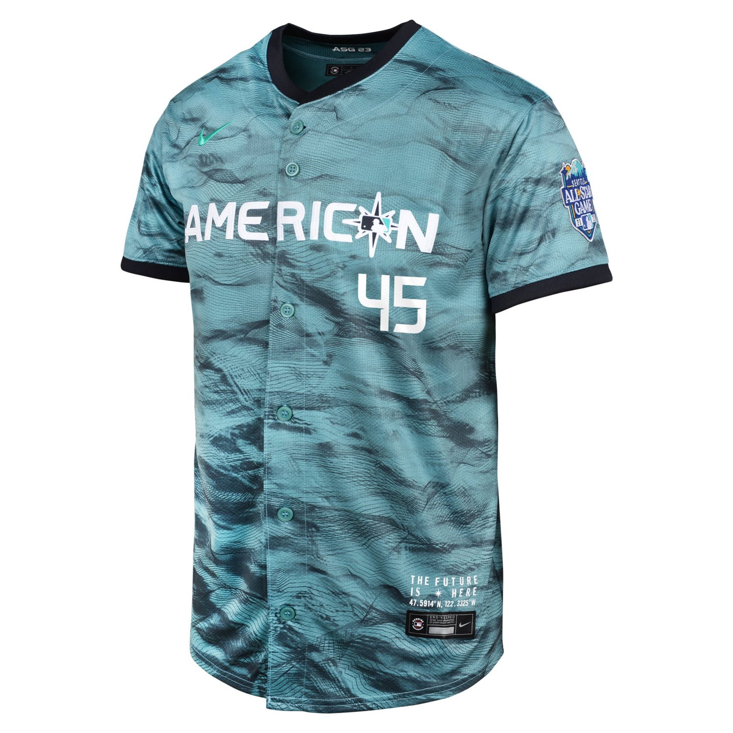 Youth Nike Gerrit Cole American League 2023 MLB All-Star Game Limited Player Jersey                                              - view number 2