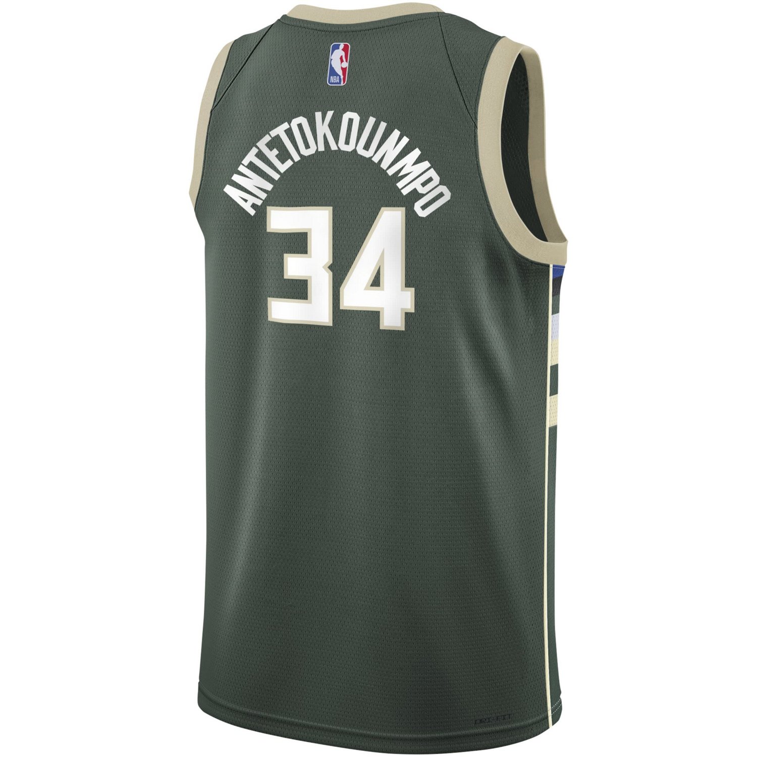 Youth Nike Giannis Antetokounmpo Hunter Milwaukee Bucks Swingman Jersey - Icon Edition - view number 3