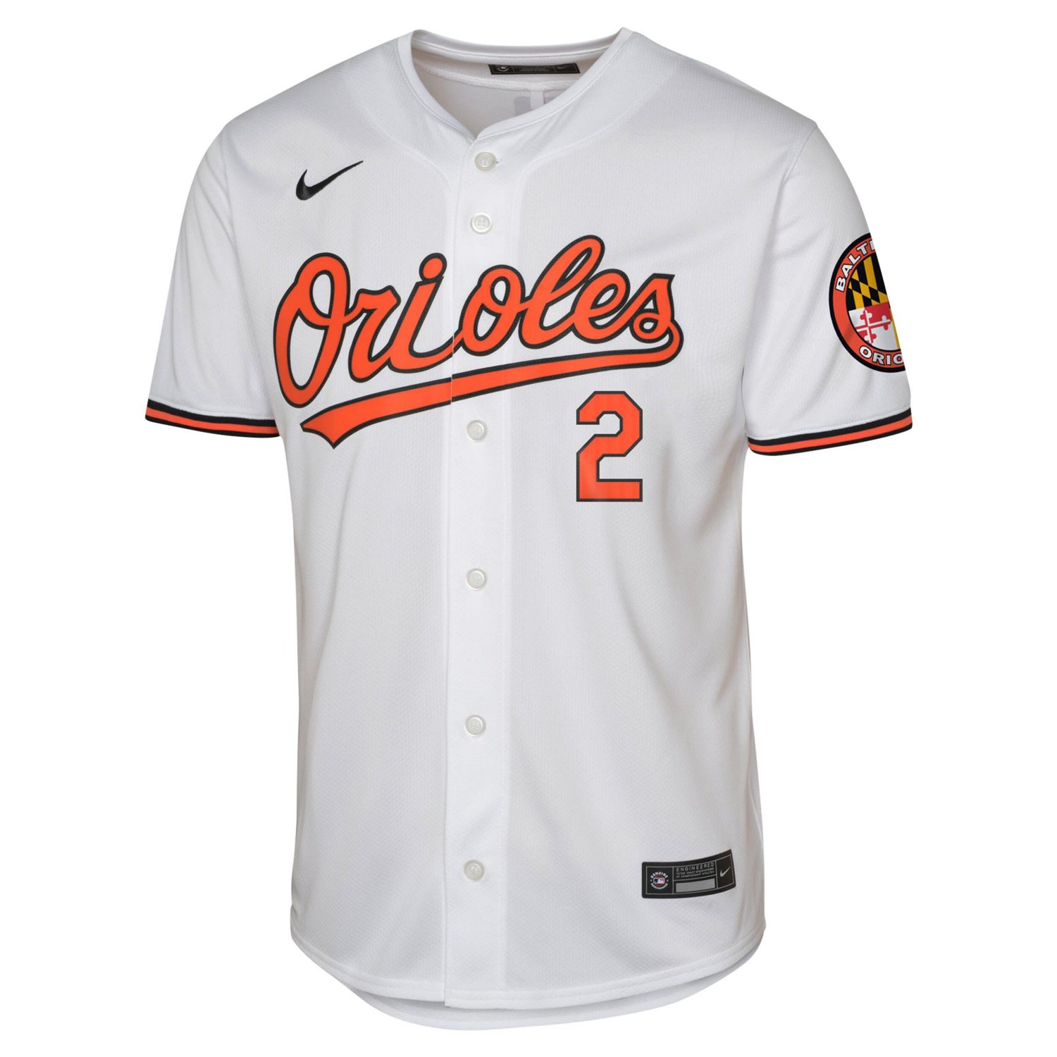 Youth Nike Gunnar Henderson Baltimore Orioles Home Limited Jersey                                                                - view number 2