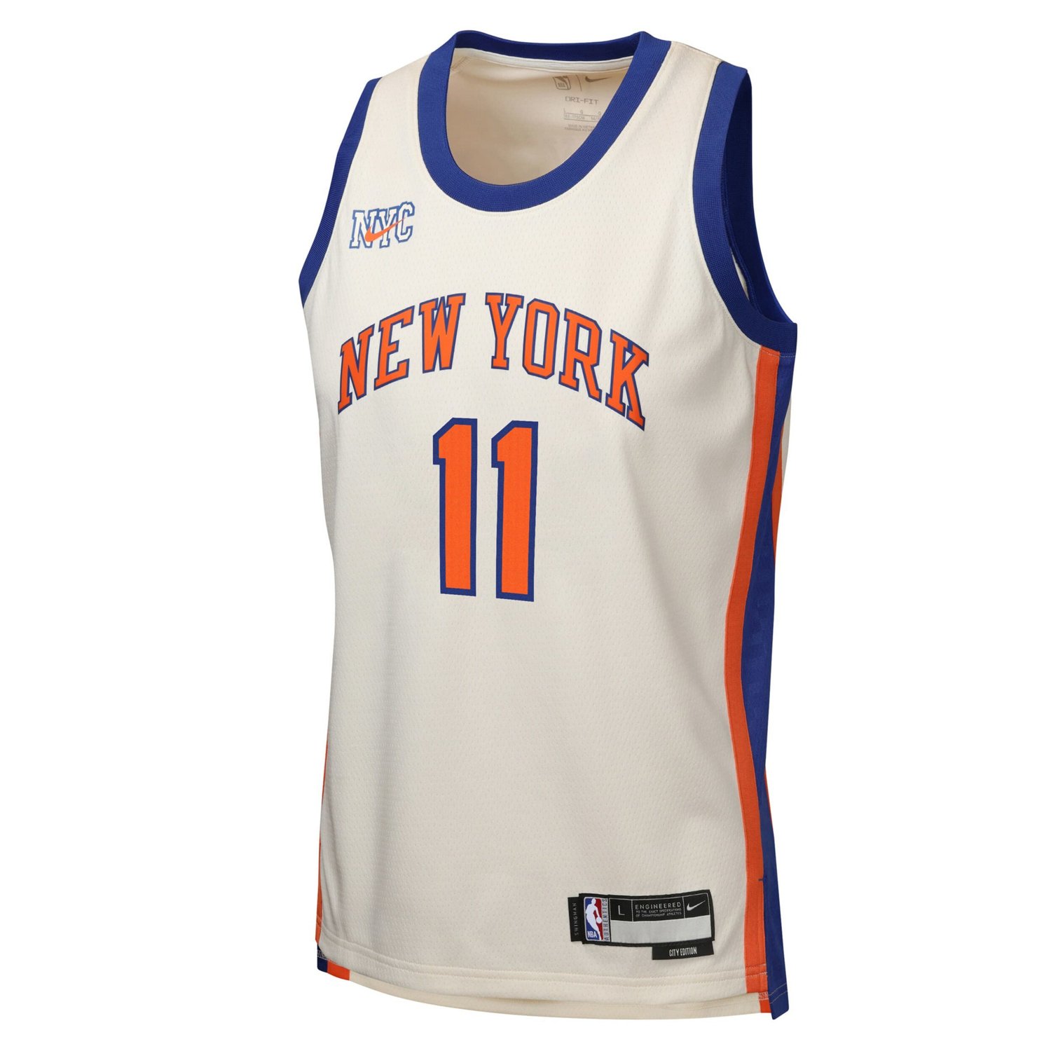 Youth Nike Jalen Brunson New York Knicks 2025 26 City Edition Swingman Jersey - view number 2