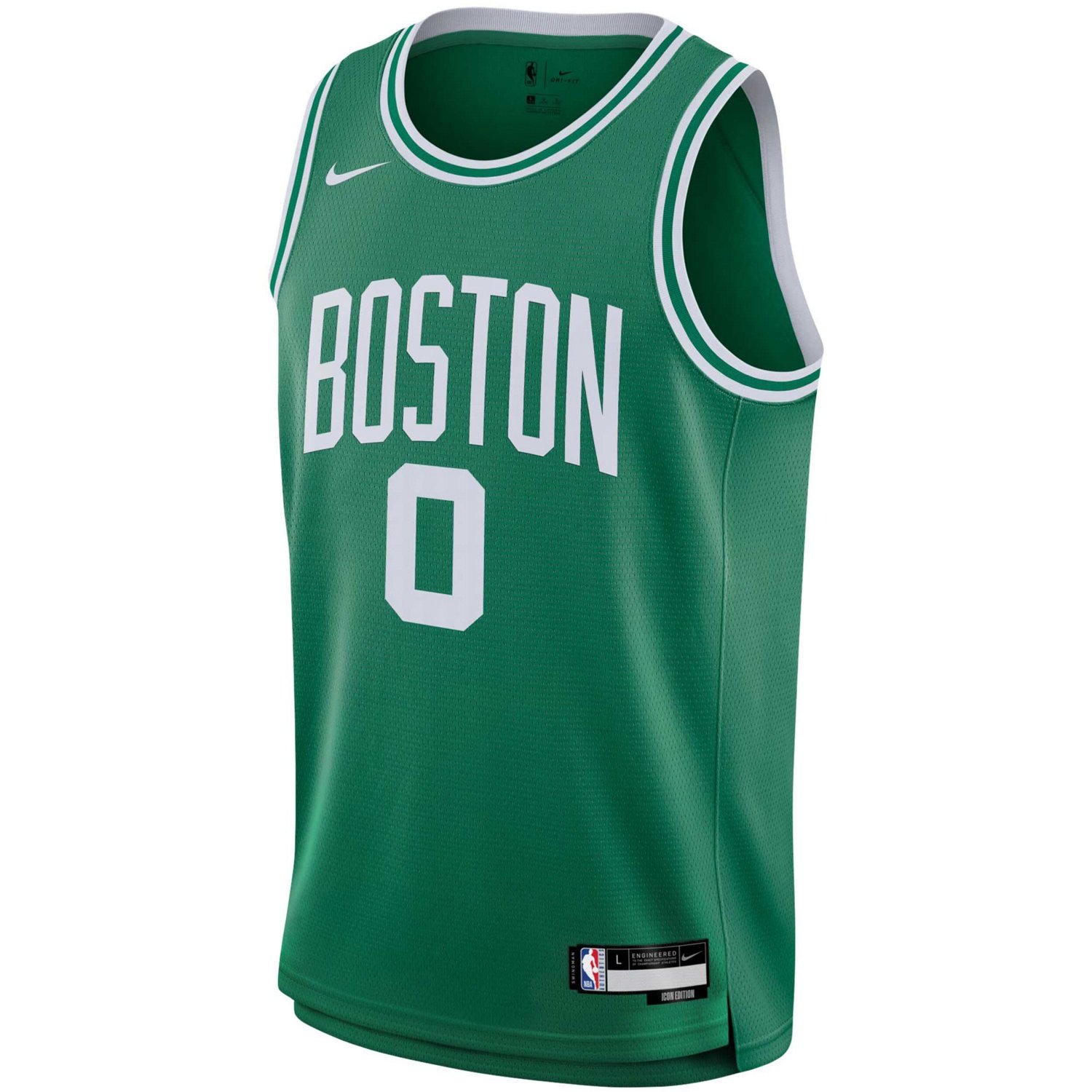 Youth Nike Jayson Tatum Kelly Boston Celtics Swingman Jersey - Icon Edition                                                      - view number 2