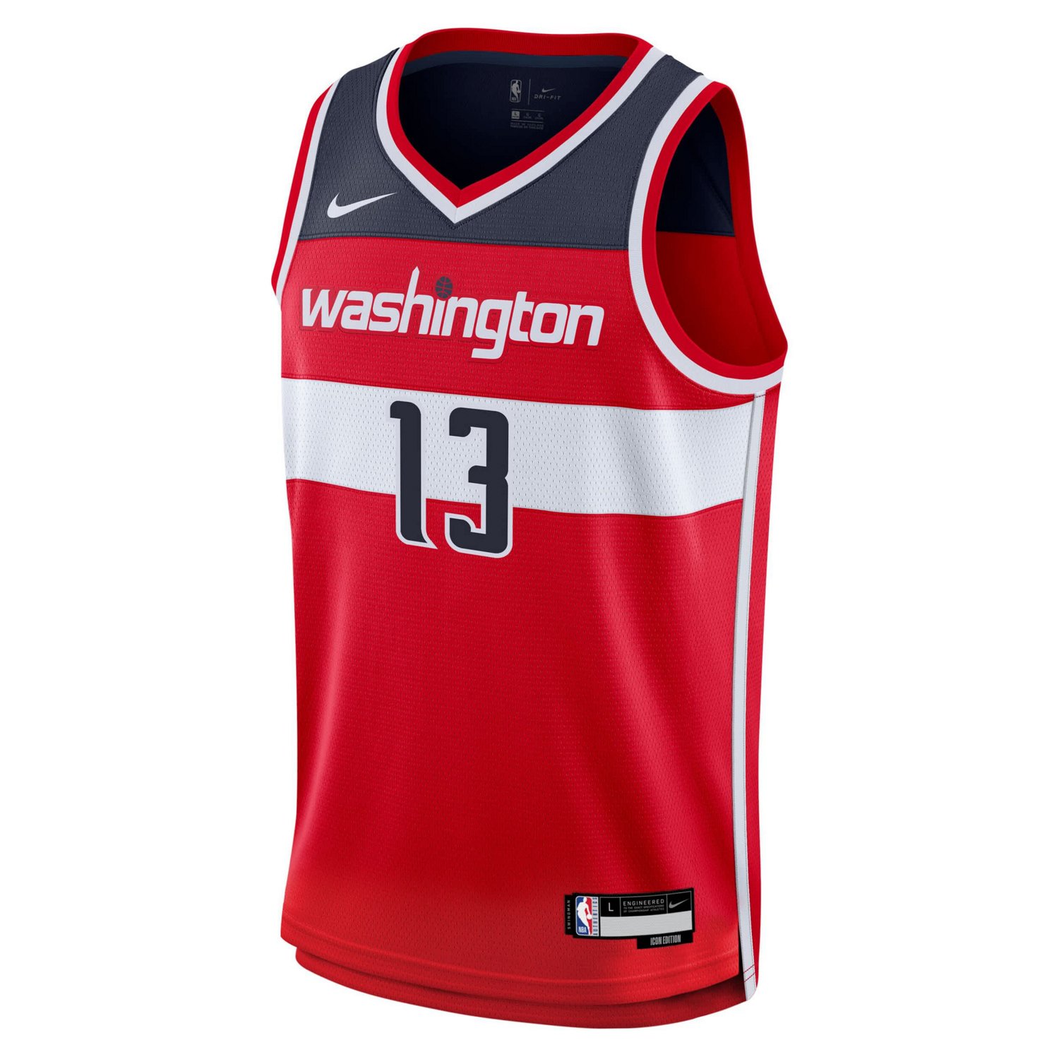 Youth Nike Jordan Poole Washington Wizards Swingman Jersey - Icon Edition - view number 2