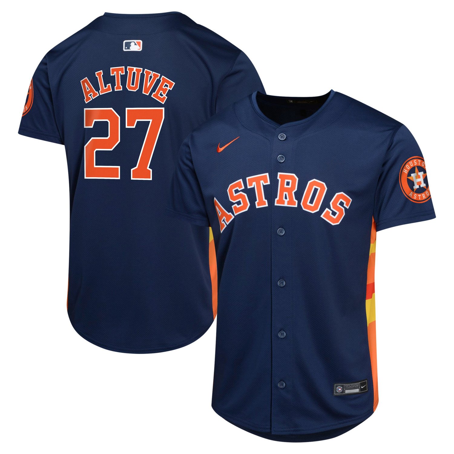 Youth Nike Jose Altuve Houston Astros Alternate Limited Player Jersey                                                            - view number 1