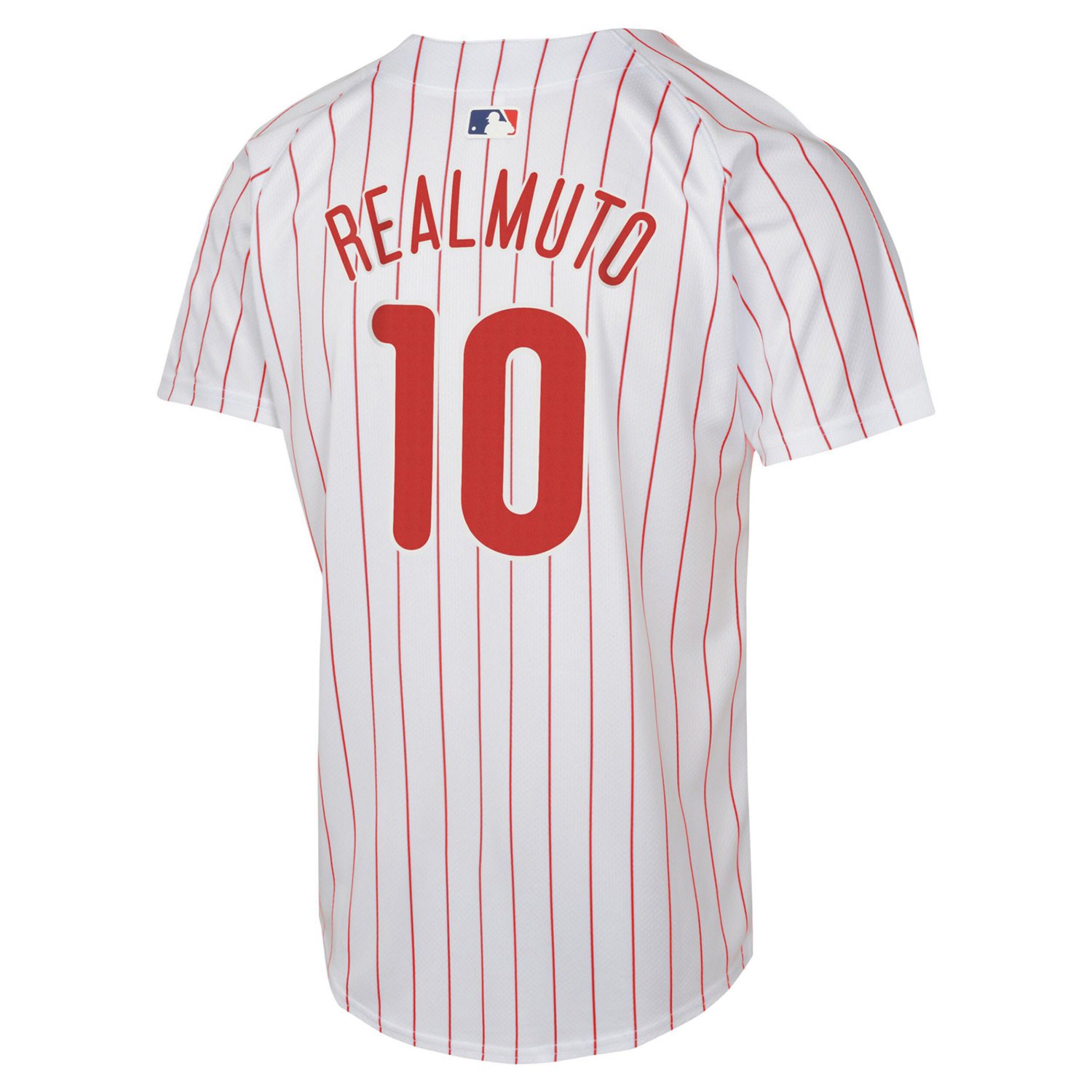 Youth Nike JT Realmuto Philadelphia Phillies Home Game Player Jersey - view number 3