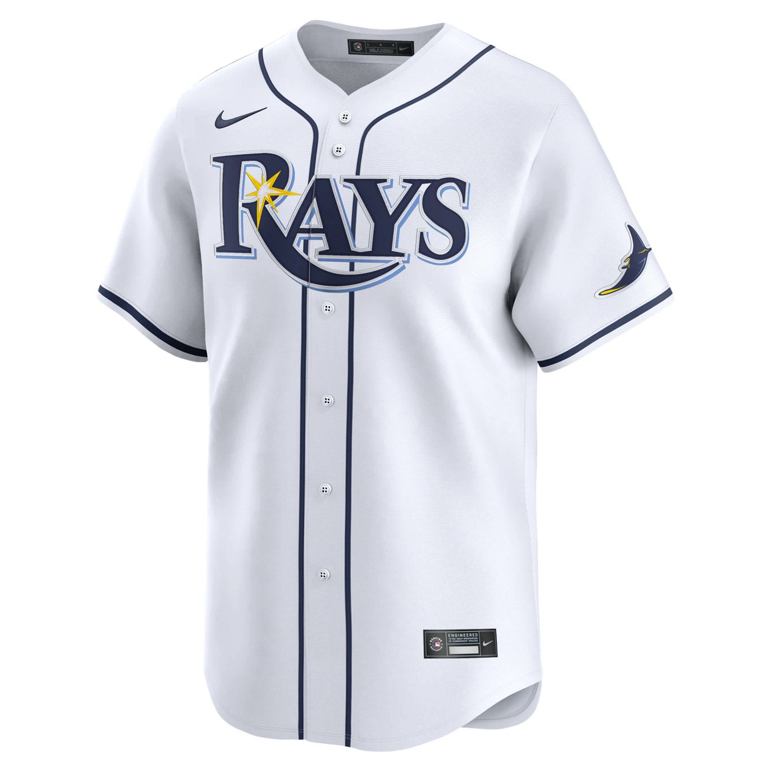 Youth Nike Junior Caminero Tampa Bay Rays Home Limited Player Jersey - view number 2