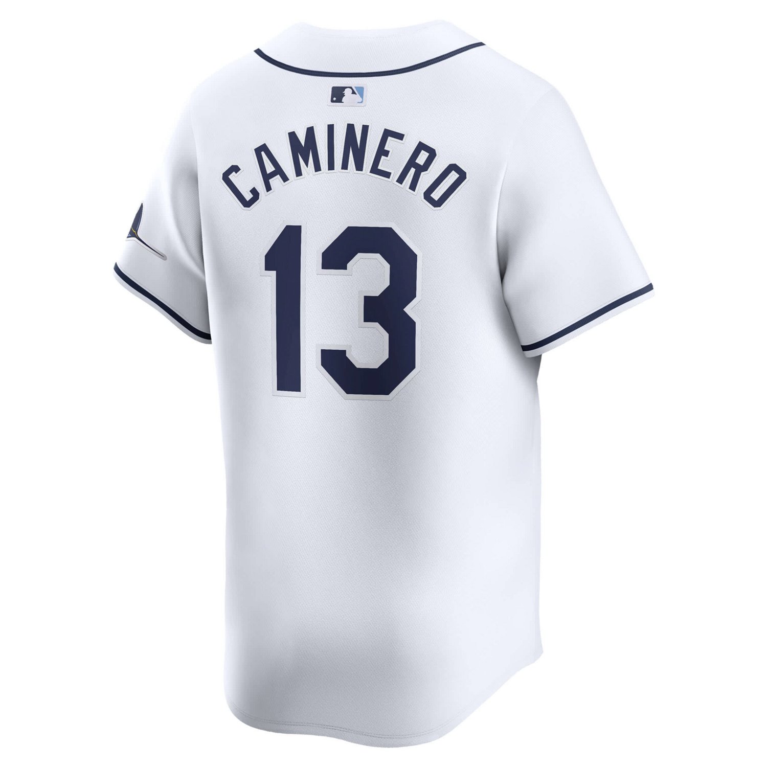 Youth Nike Junior Caminero Tampa Bay Rays Home Limited Player Jersey