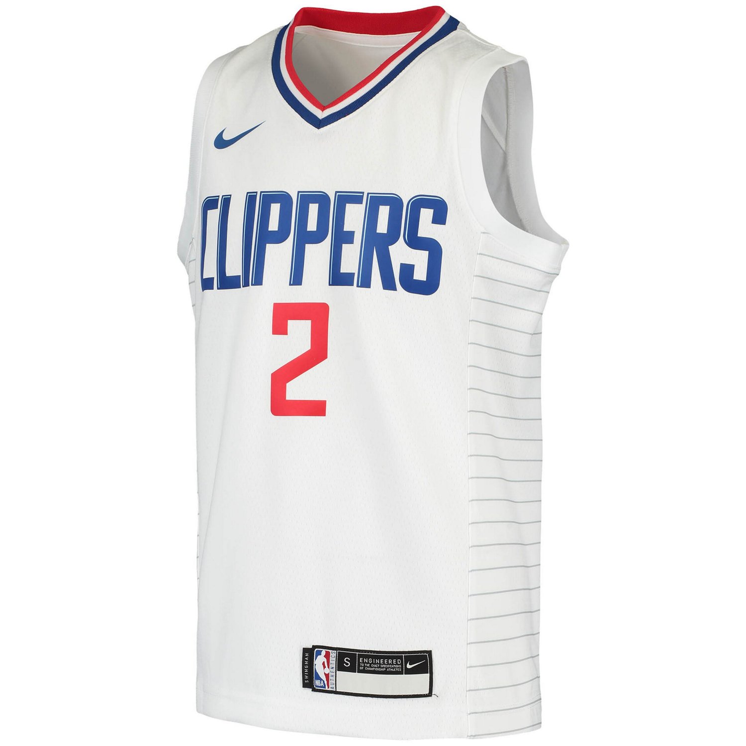 Youth Nike Kawhi Leonard LA Clippers 2020/21 Swingman Jersey - Association Edition                                               - view number 2