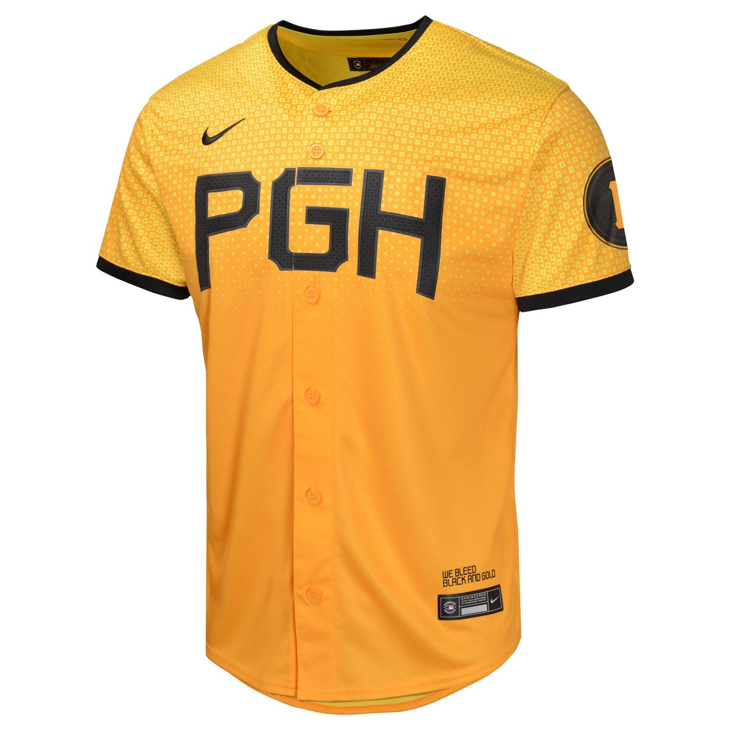 Youth Nike Ke'Bryan Hayes Pittsburgh Pirates City Connect Limited Player Jersey                                                  - view number 2