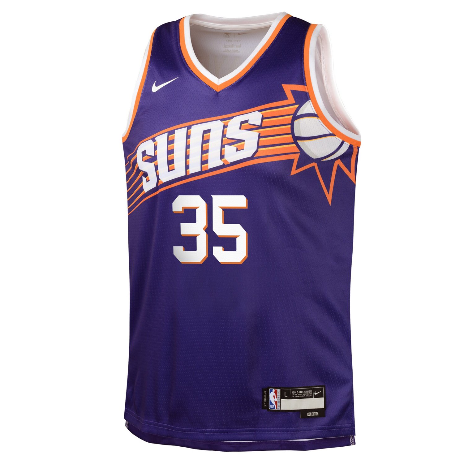 Youth Nike Kevin Durant Phoenix Suns Swingman Jersey - Icon - view number 2