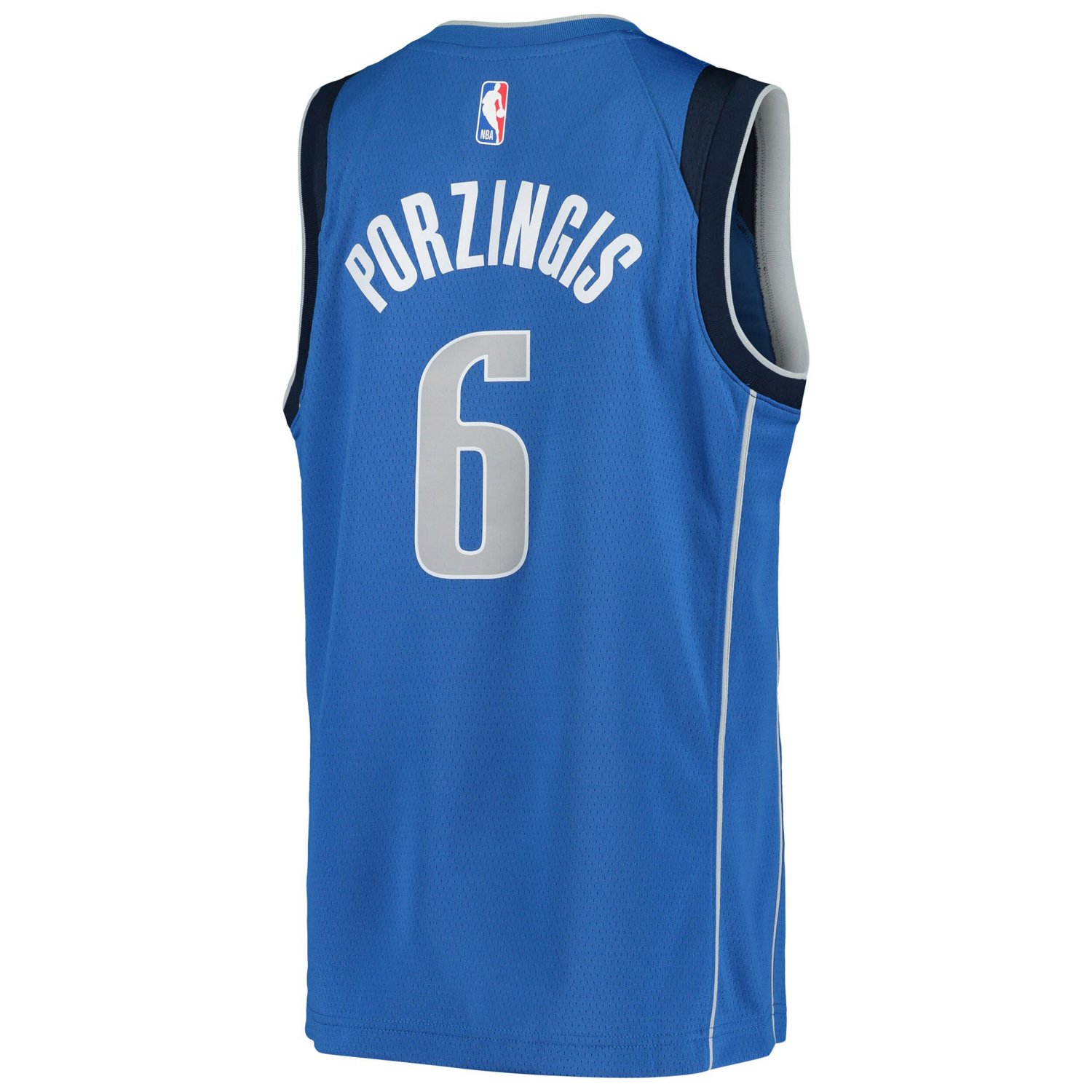 Youth Nike Kristaps Porzingis Dallas Mavericks Swingman Jersey - Icon Edition                                                    - view number 3