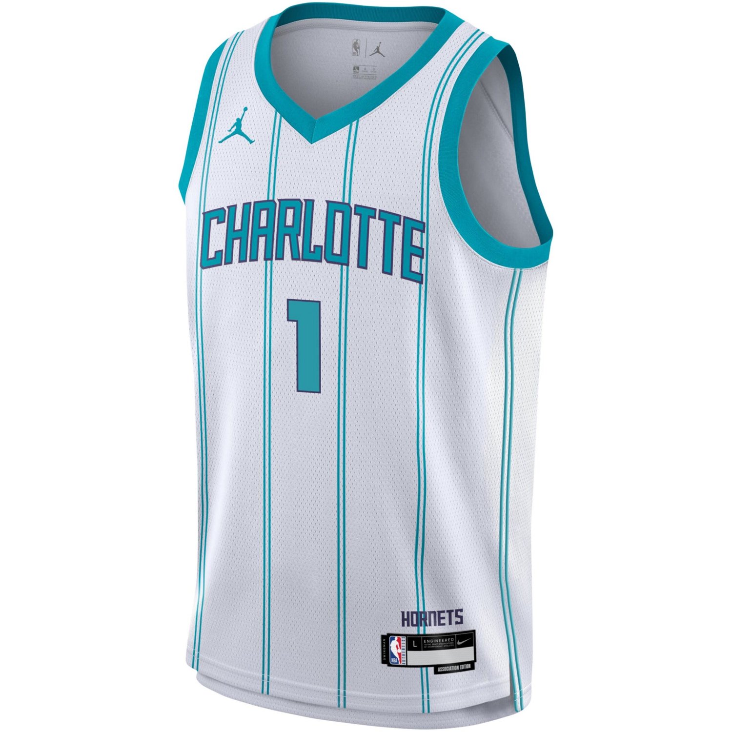 Youth Nike LaMelo Ball Charlotte Hornets Swingman Jersey - Association Edition                                                   - view number 2