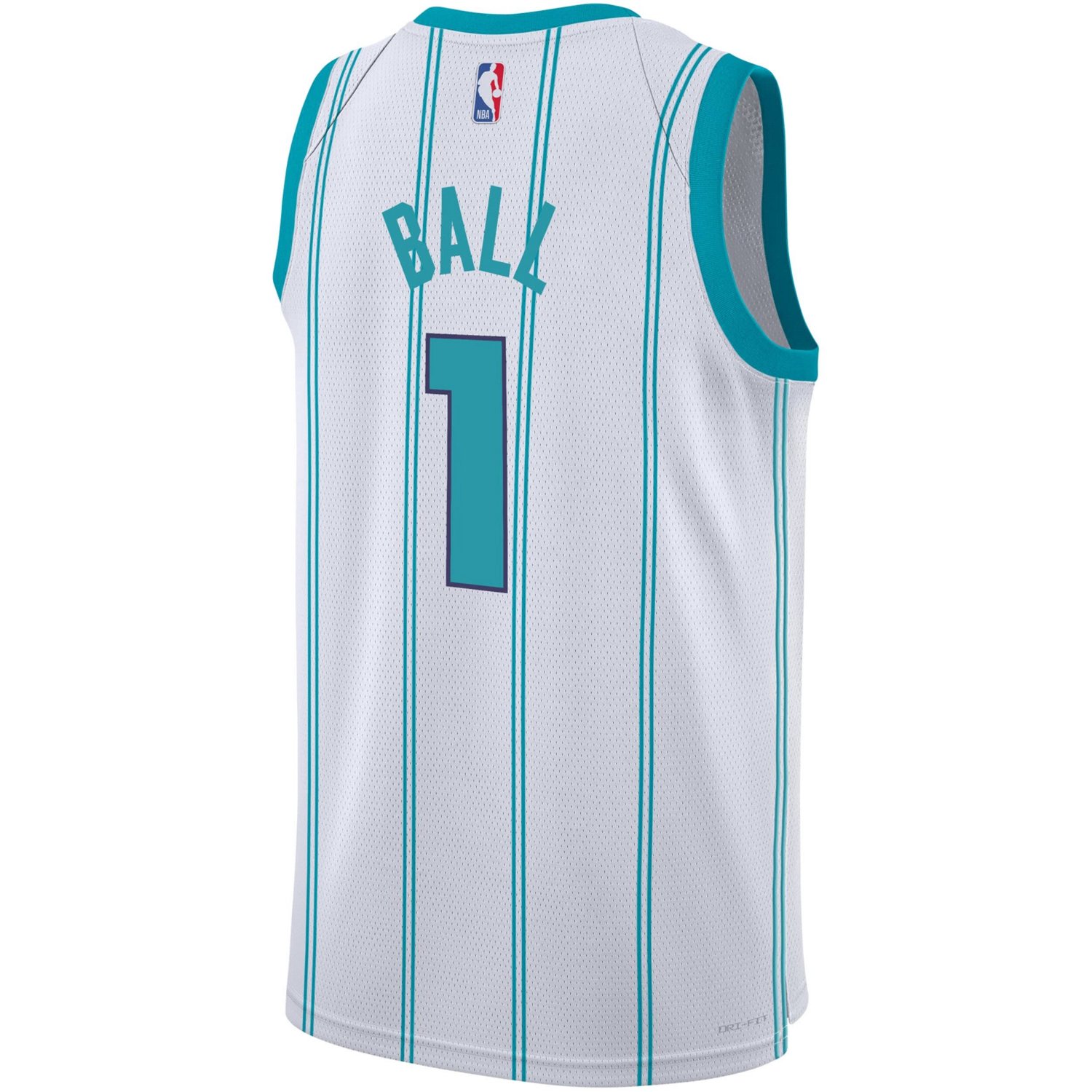 Youth Nike LaMelo Ball Charlotte Hornets Swingman Jersey - Association Edition                                                   - view number 3