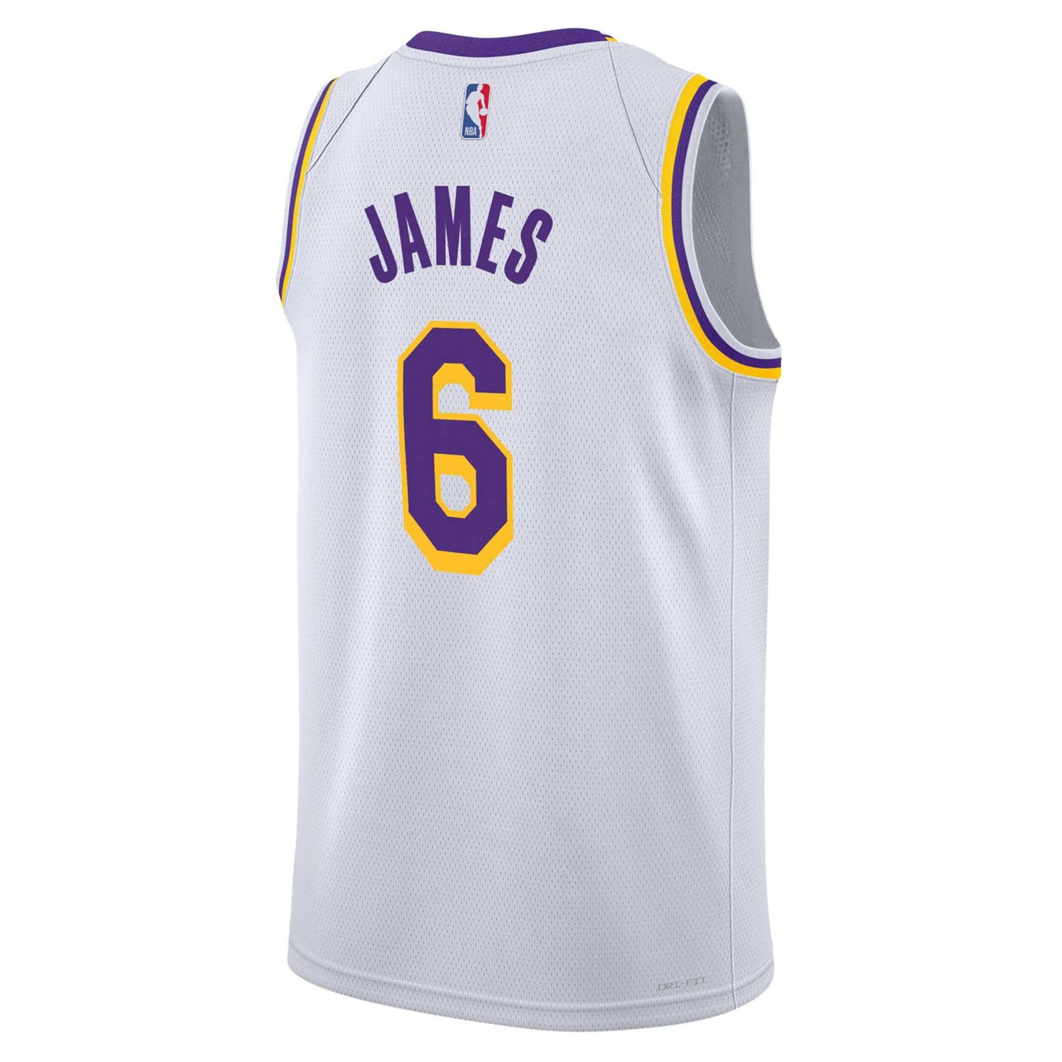 Youth Nike LeBron James Los Angeles Lakers Swingman Jersey - Association Edition - view number 3