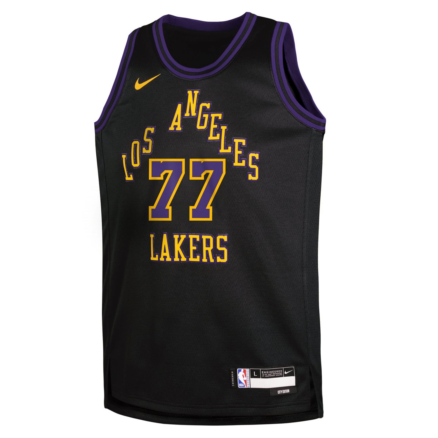 Youth Nike Luka Doni Los Angeles Lakers 2025 26 City Edition Swingman Jersey - view number 2