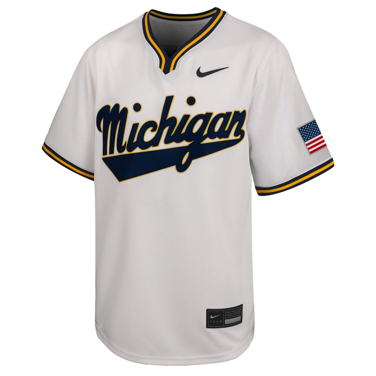 Youth Nike Michigan Wolverines Limited Baseball Jersey - view number 2