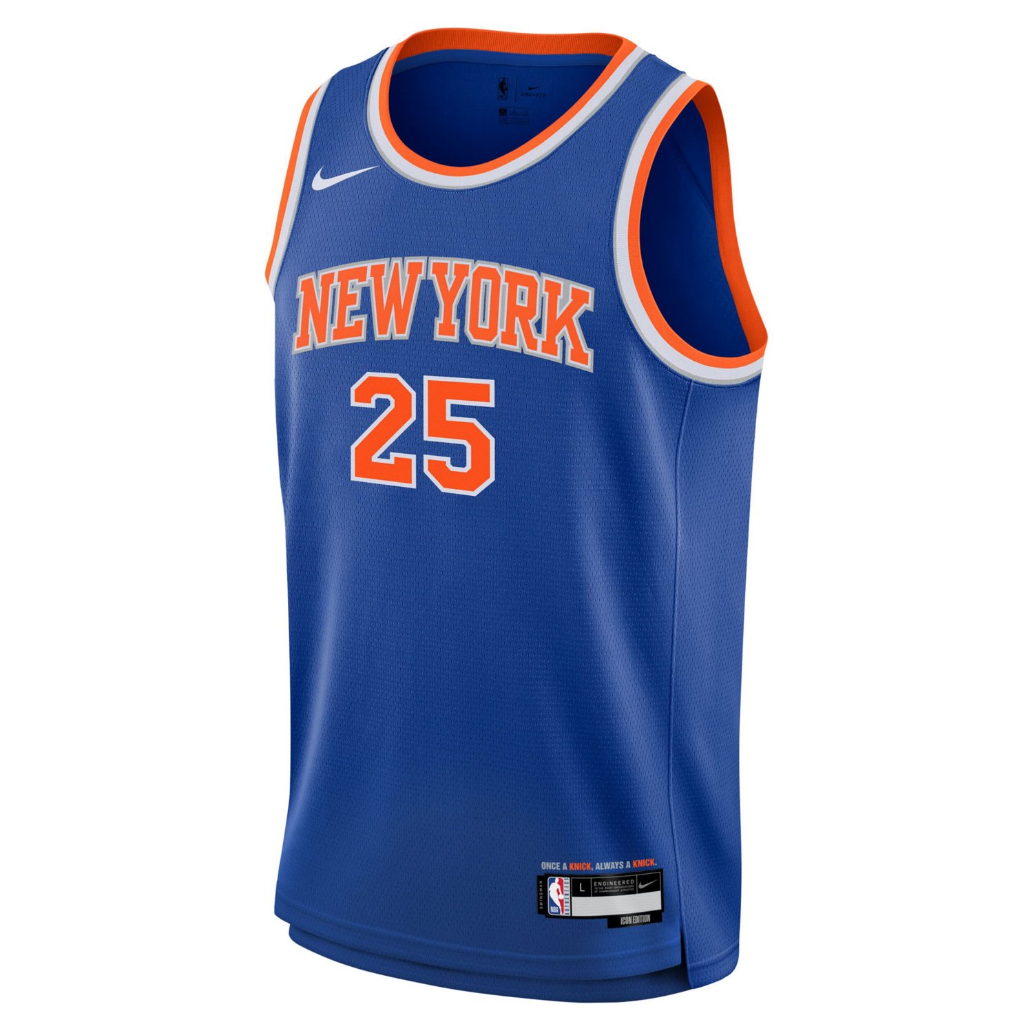 Youth Nike Mikal Bridges New York Knicks Swingman Jersey - Icon Edition                                                          - view number 2