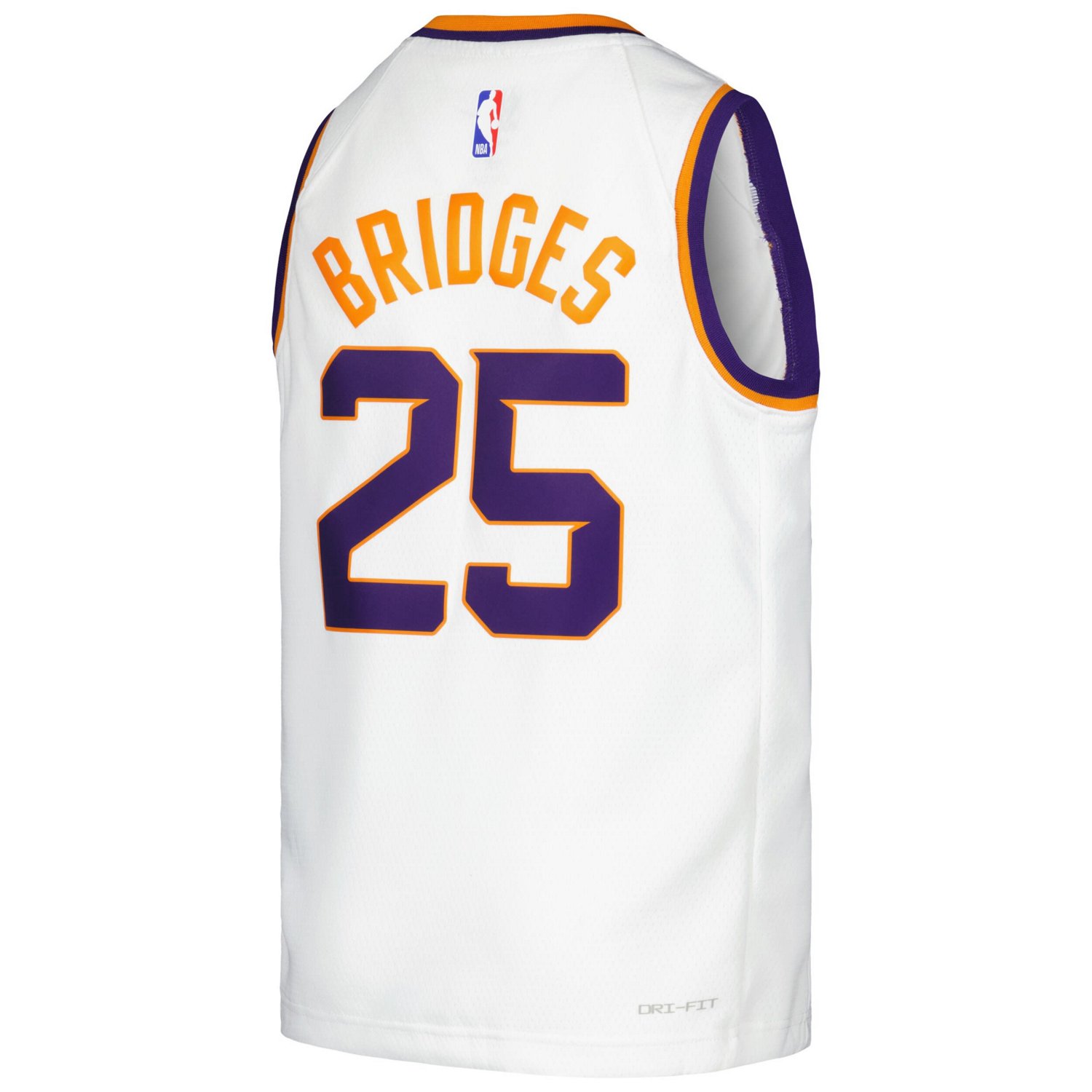 Youth Nike Mikal Bridges Phoenix Suns Swingman Jersey - Association Edition                                                      - view number 3