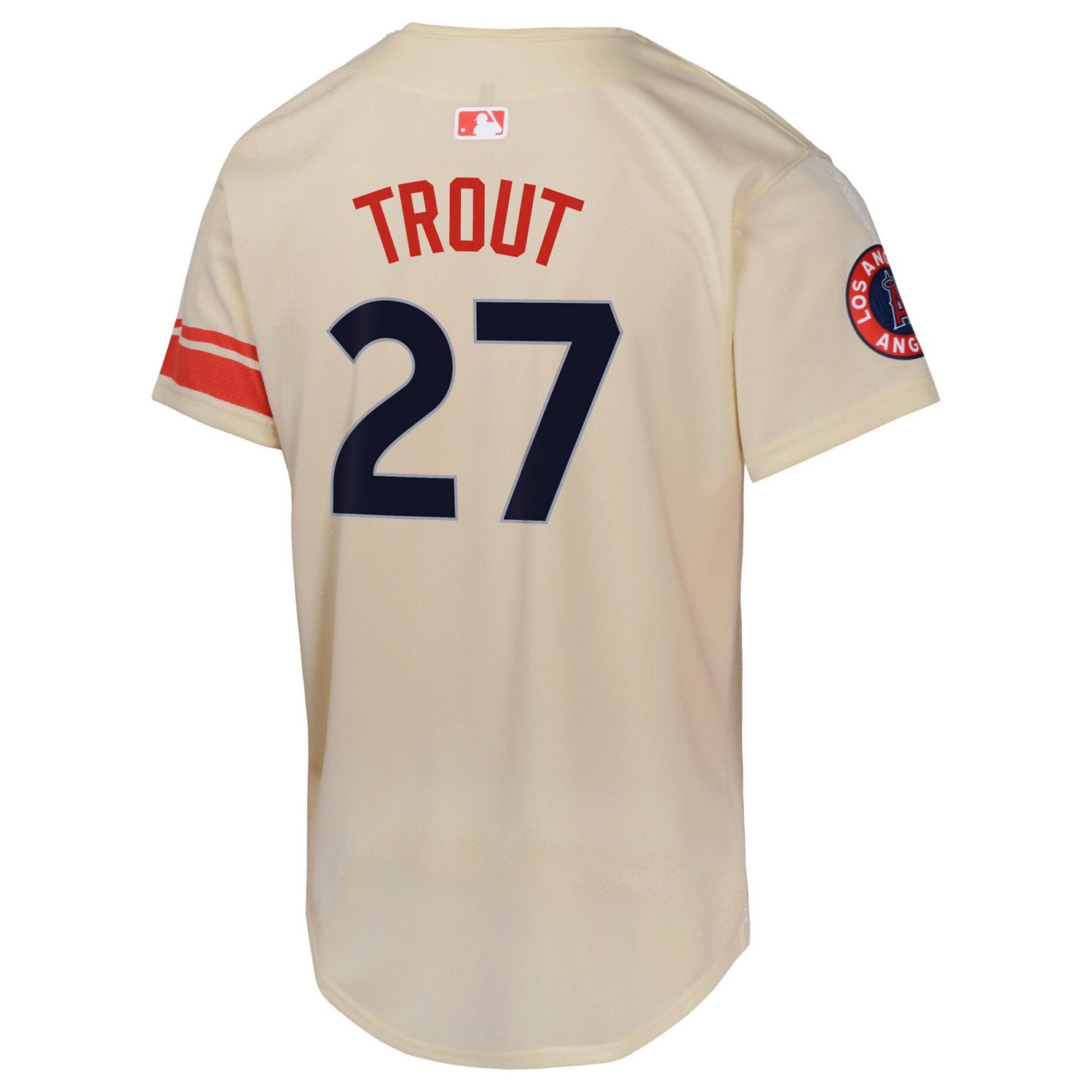 応援グッズ Los Angeles Angel Mike Trout '22 Uniform Youth Nike Mike Trout Los Angeles Angels City Connect