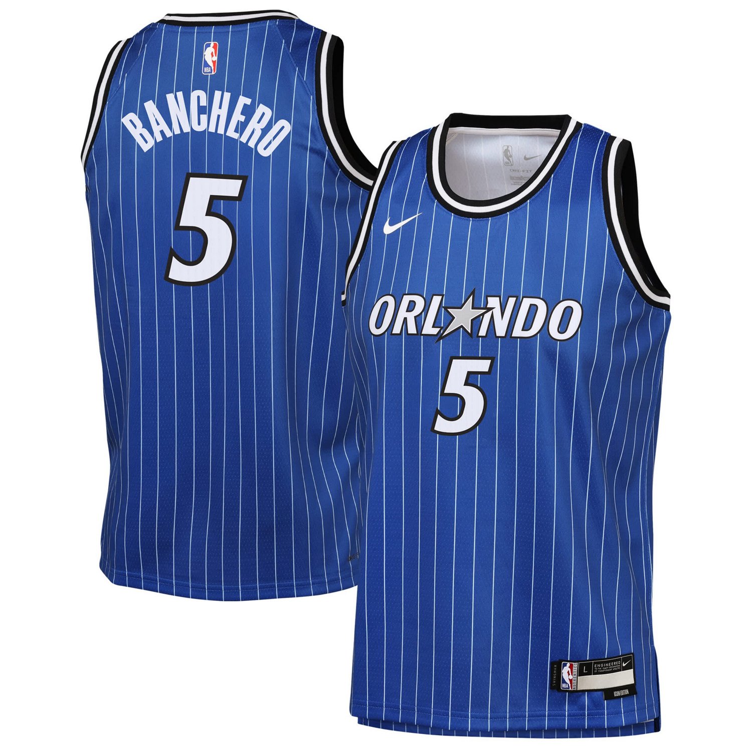 Youth Nike Paolo Banchero Orlando Magic Icon Edition Swingman Jersey