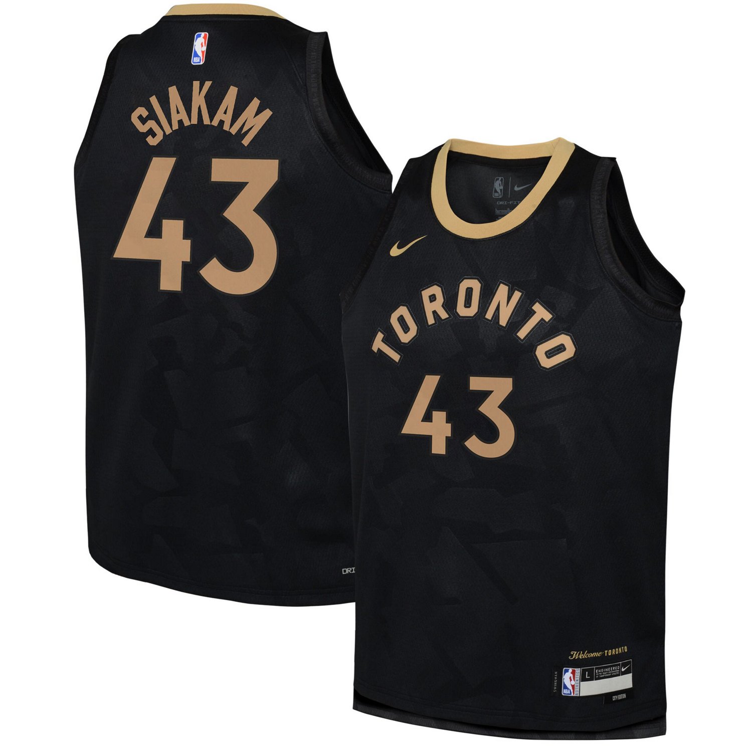 Pascal Siakam authentic on court Toronto raptors Nike discount nba jersey