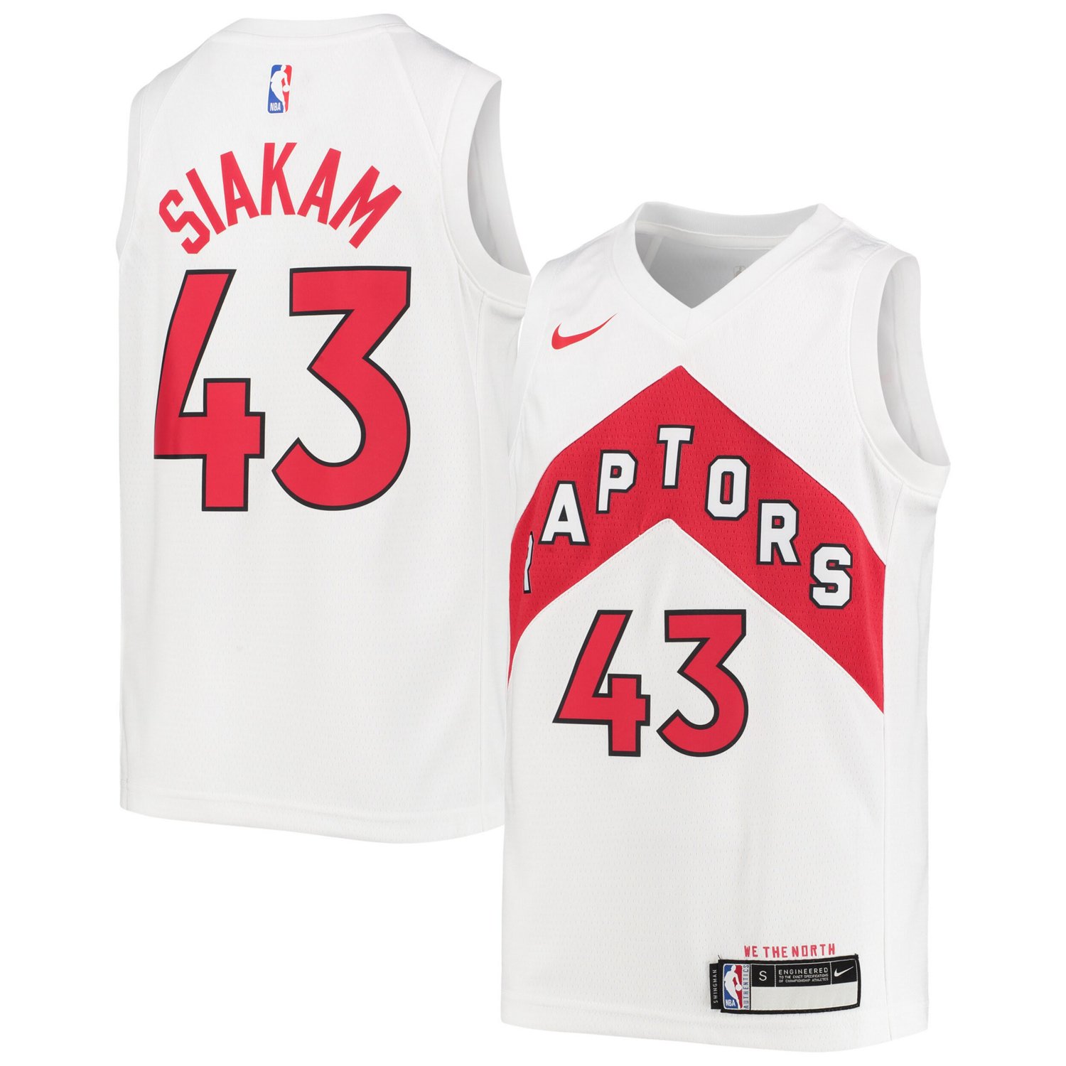 Youth Nike Pascal Siakam Toronto Raptors Swingman Jersey - Association Edition
