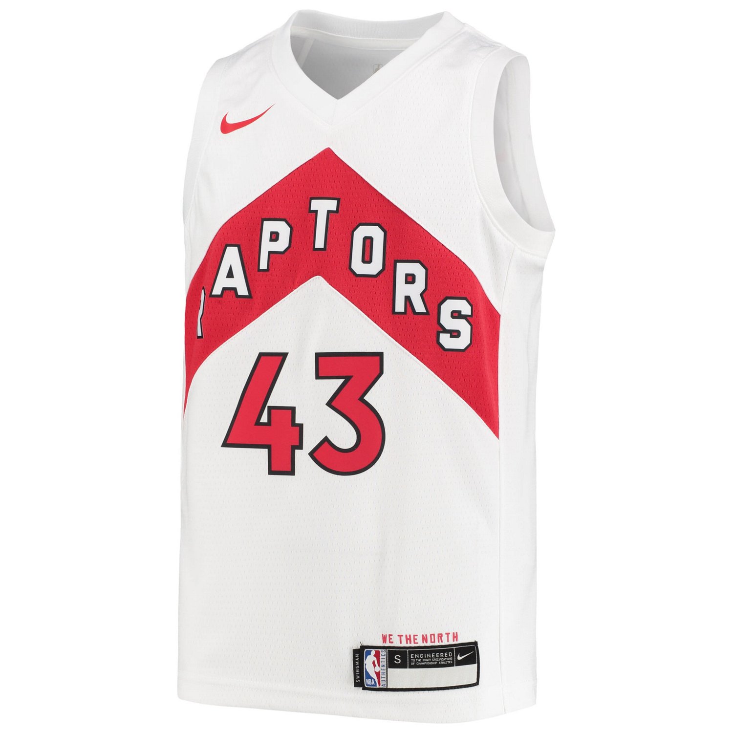 Youth Nike Pascal Siakam Toronto Raptors Swingman Jersey - Association Edition - view number 2