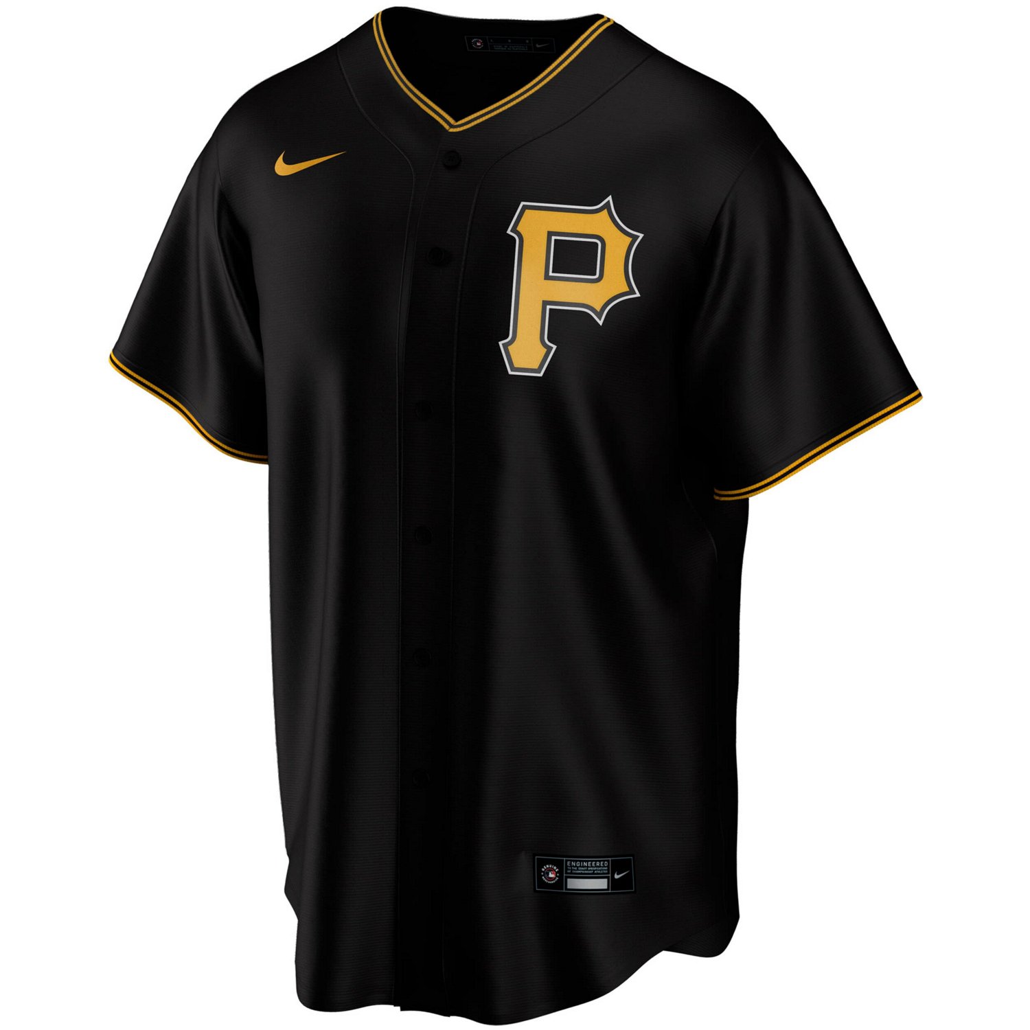 Youth Nike Pittsburgh Pirates Alternate Replica Team Jersey - view number 2