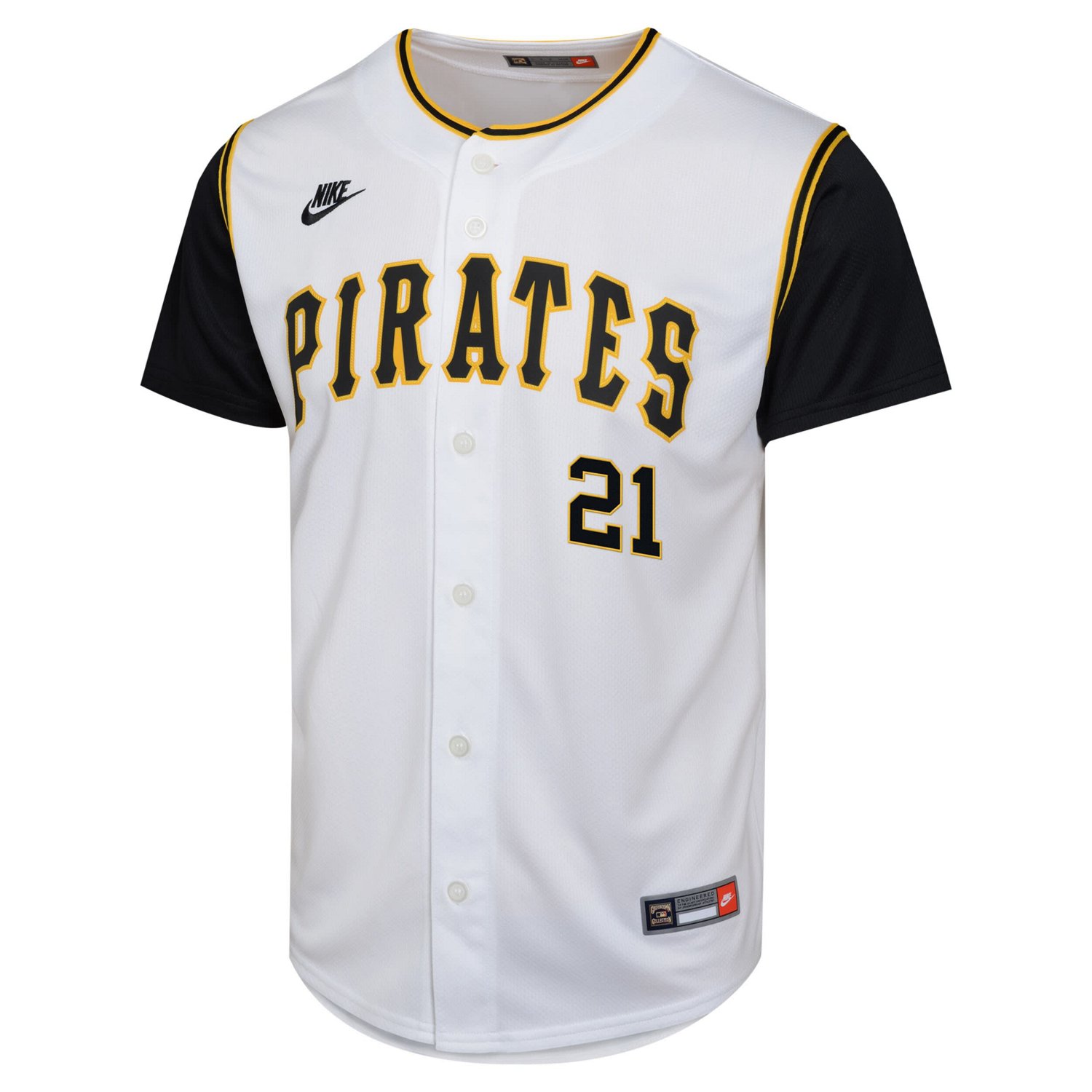 Youth Nike Roberto Clemente Pittsburgh Pirates Cooperstown Collection Limited Player Jersey                                      - view number 2