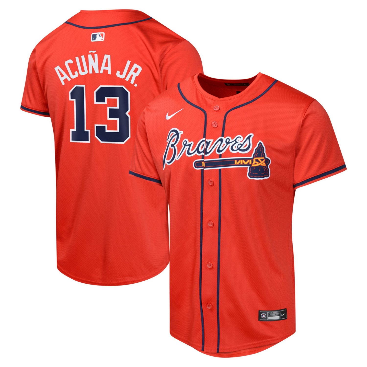 Youth Nike Ronald Acua Jr Atlanta Braves Alternate Limited Player Jersey