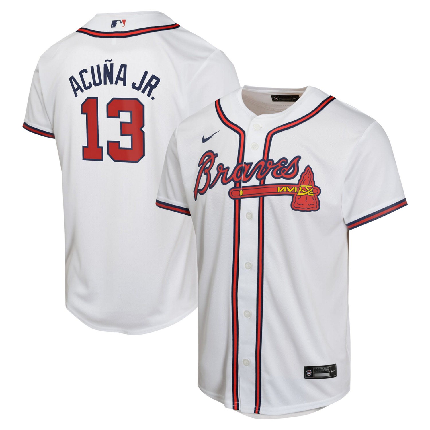 Youth Nike Ronald Acua Jr Atlanta Braves Home Game Player Jersey