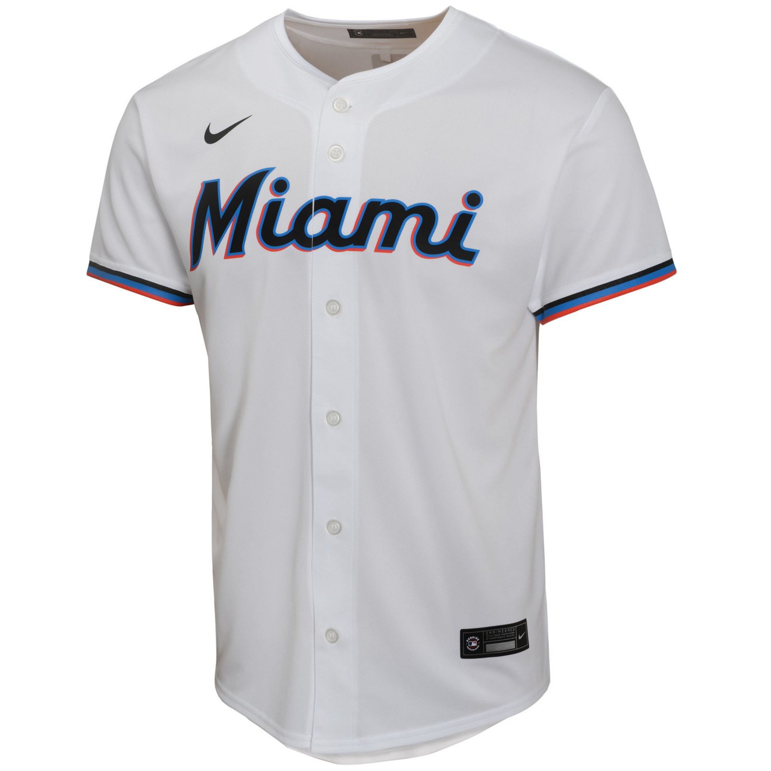 Youth Nike Sandy Alcantara Miami Marlins Home Game Player Jersey - view number 2