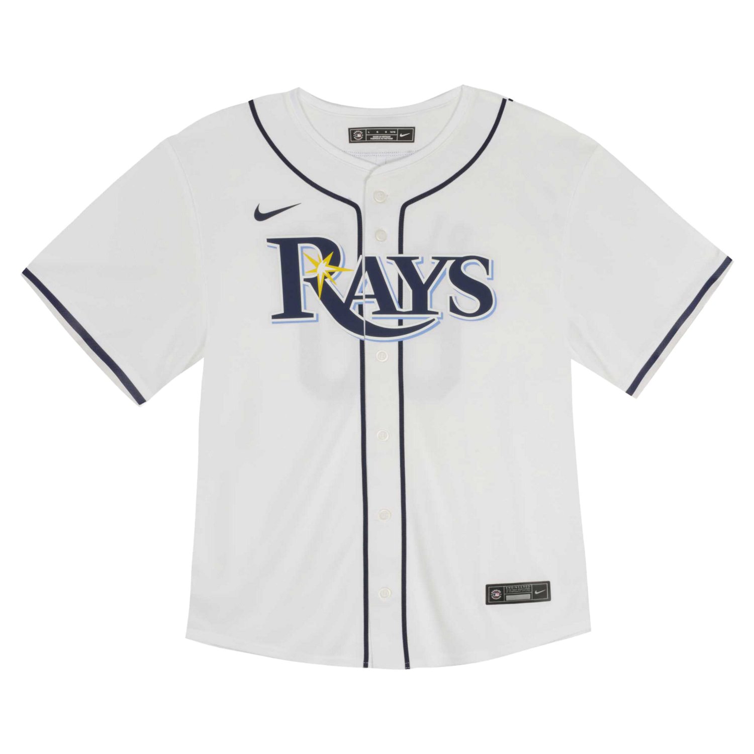 Youth Nike Tampa Bay Rays Home Game Jersey - view number 2