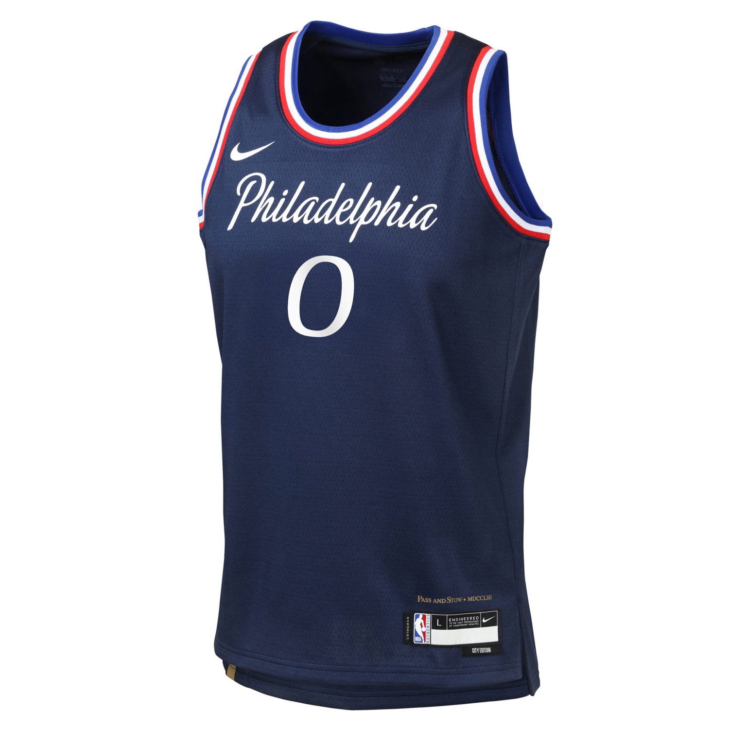 Youth Nike Tyrese Maxey Philadelphia 76ers 2025 26 City Edition Swingman Jersey - view number 2