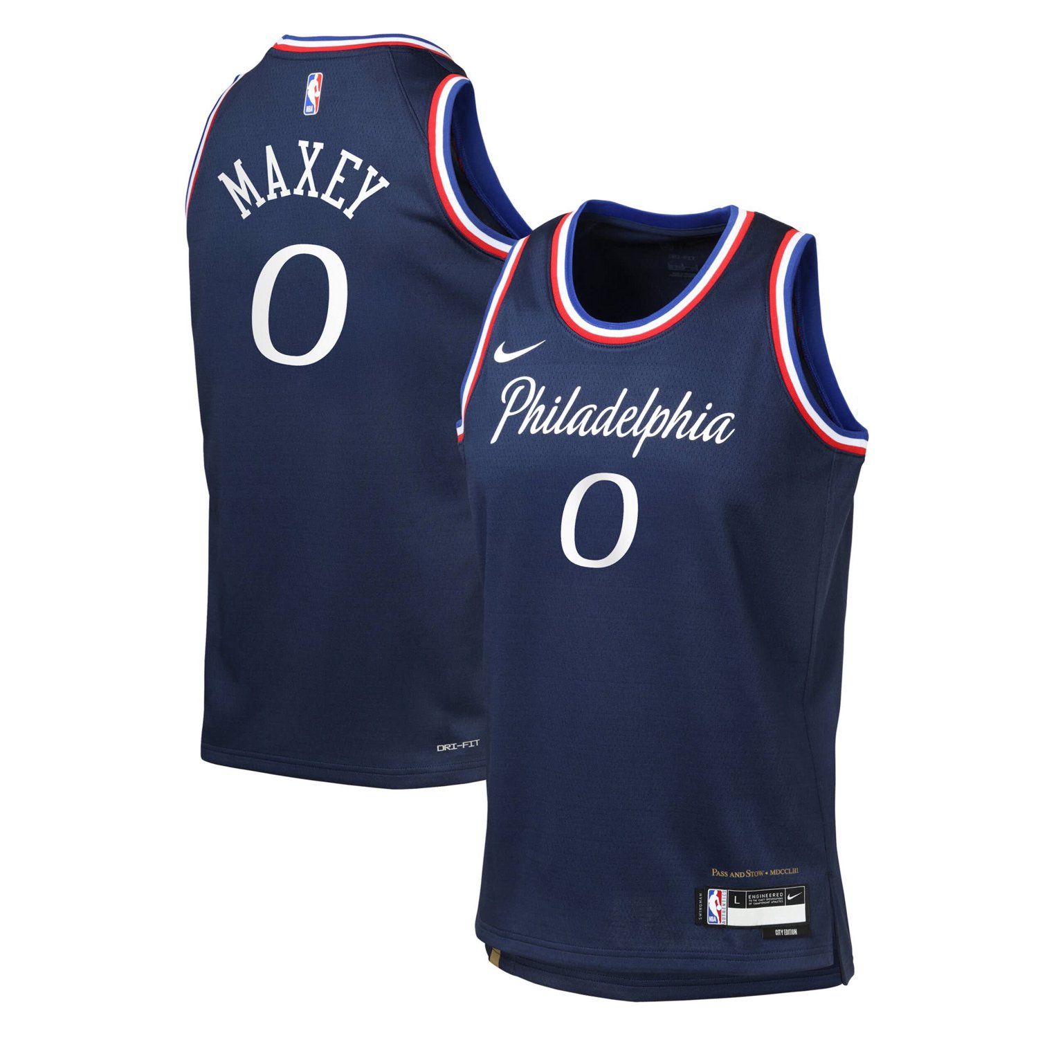 Youth Nike Tyrese Maxey Philadelphia 76ers 2025 26 City Edition Swingman Jersey