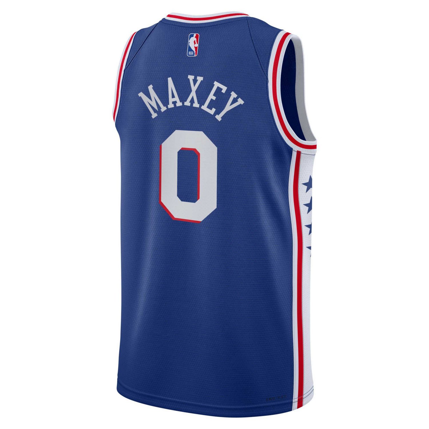 Youth Nike Tyrese Maxey Philadelphia 76ers Swingman Jersey - Icon Edition - view number 3