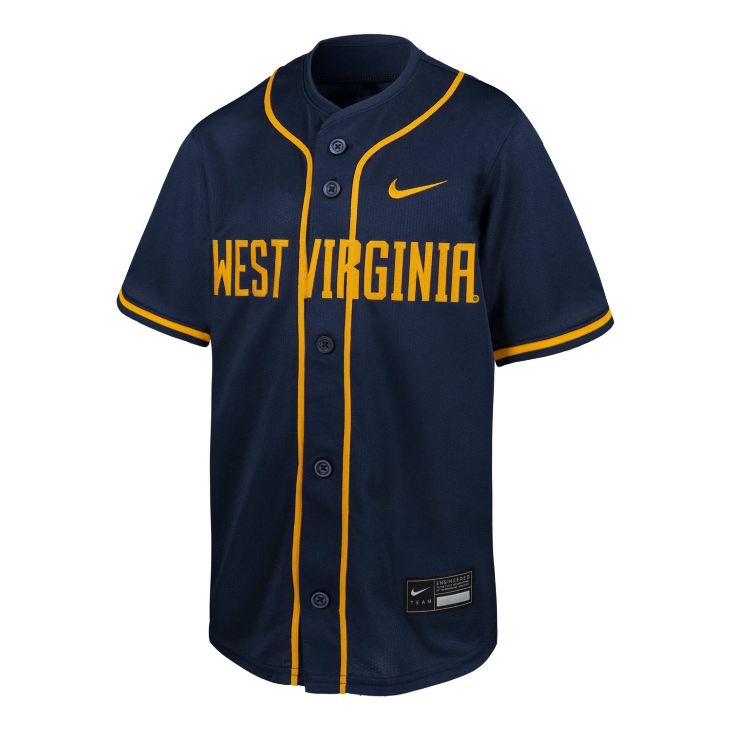 Youth Nike West Virginia Mountaineers Limited Baseball Jersey - view number 2