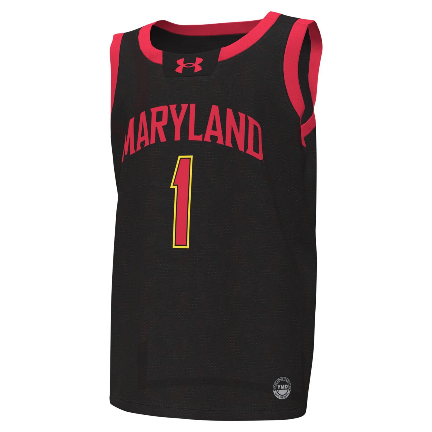 Youth Under Armour 1 Maryland Terrapins Replica Basketball Jersey                                                                - view number 2