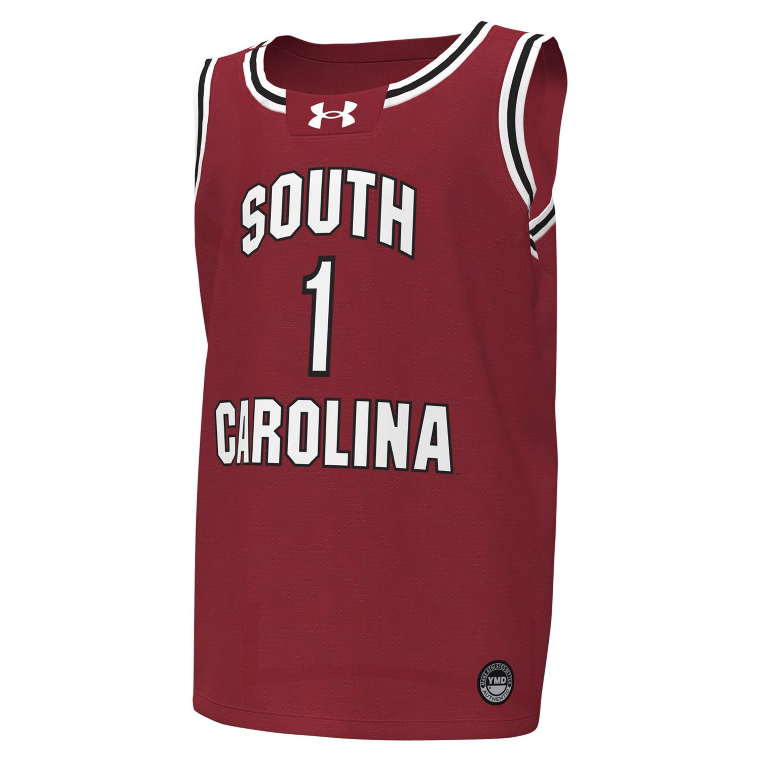Youth Under Armour 1 South Carolina Gamecocks Replica Basketball Jersey                                                          - view number 2