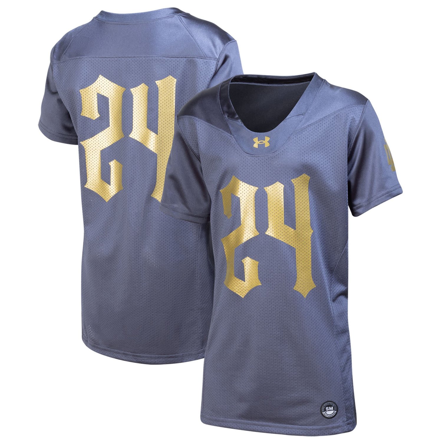 Youth Under Armour Notre Dame Fighting Irish 2024 Shamrock Series Replica Jersey