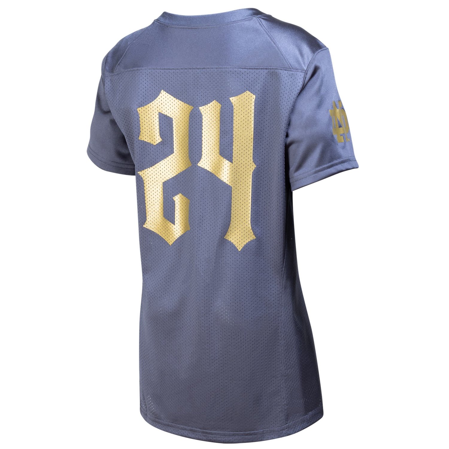 Youth Under Armour Notre Dame Fighting Irish 2024 Shamrock Series Replica Jersey - view number 3