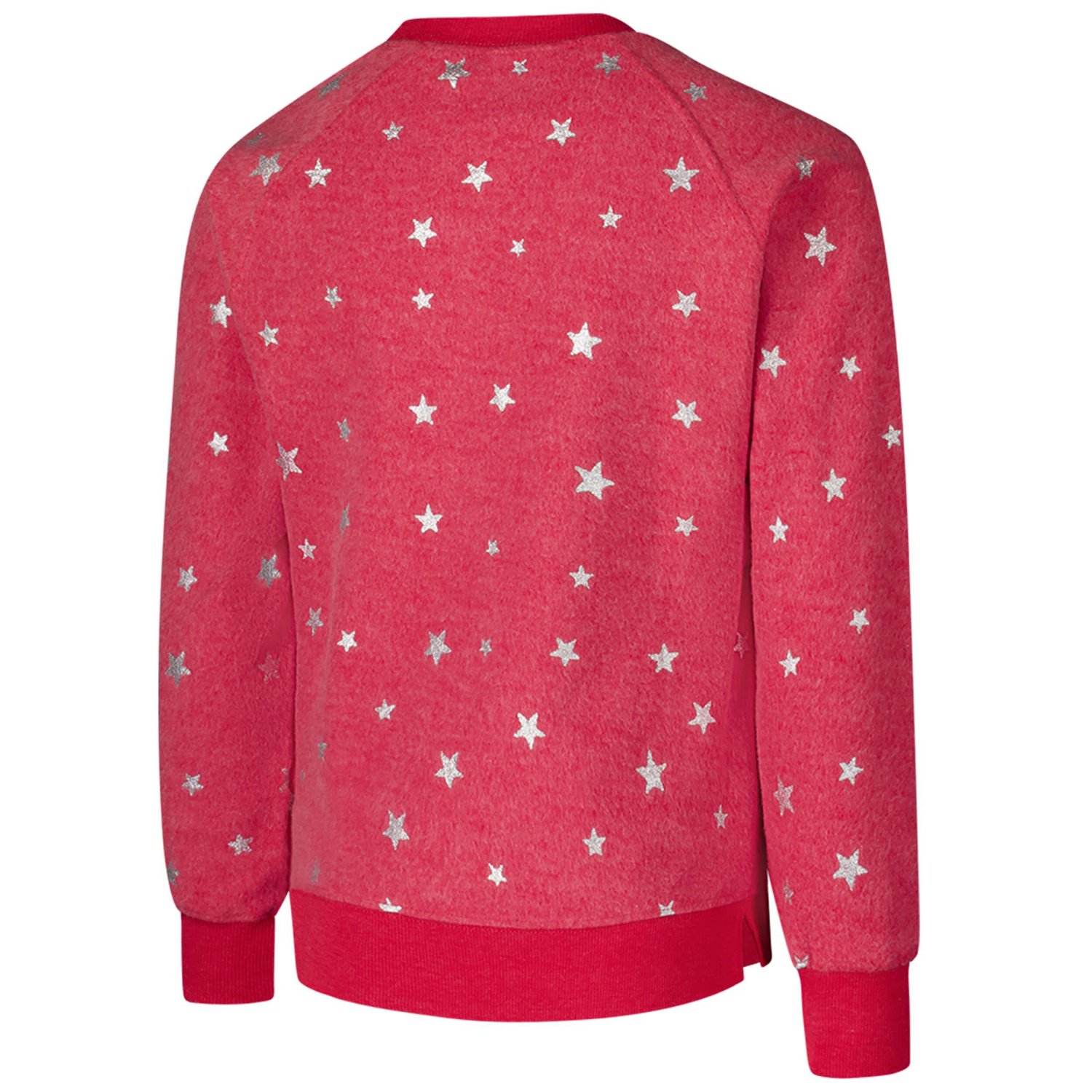 Youth Wes  Willy Ohio State Buckeyes Shimmer Star Reverse Fleece Raglan Pullover Sweatshirt                                      - view number 3