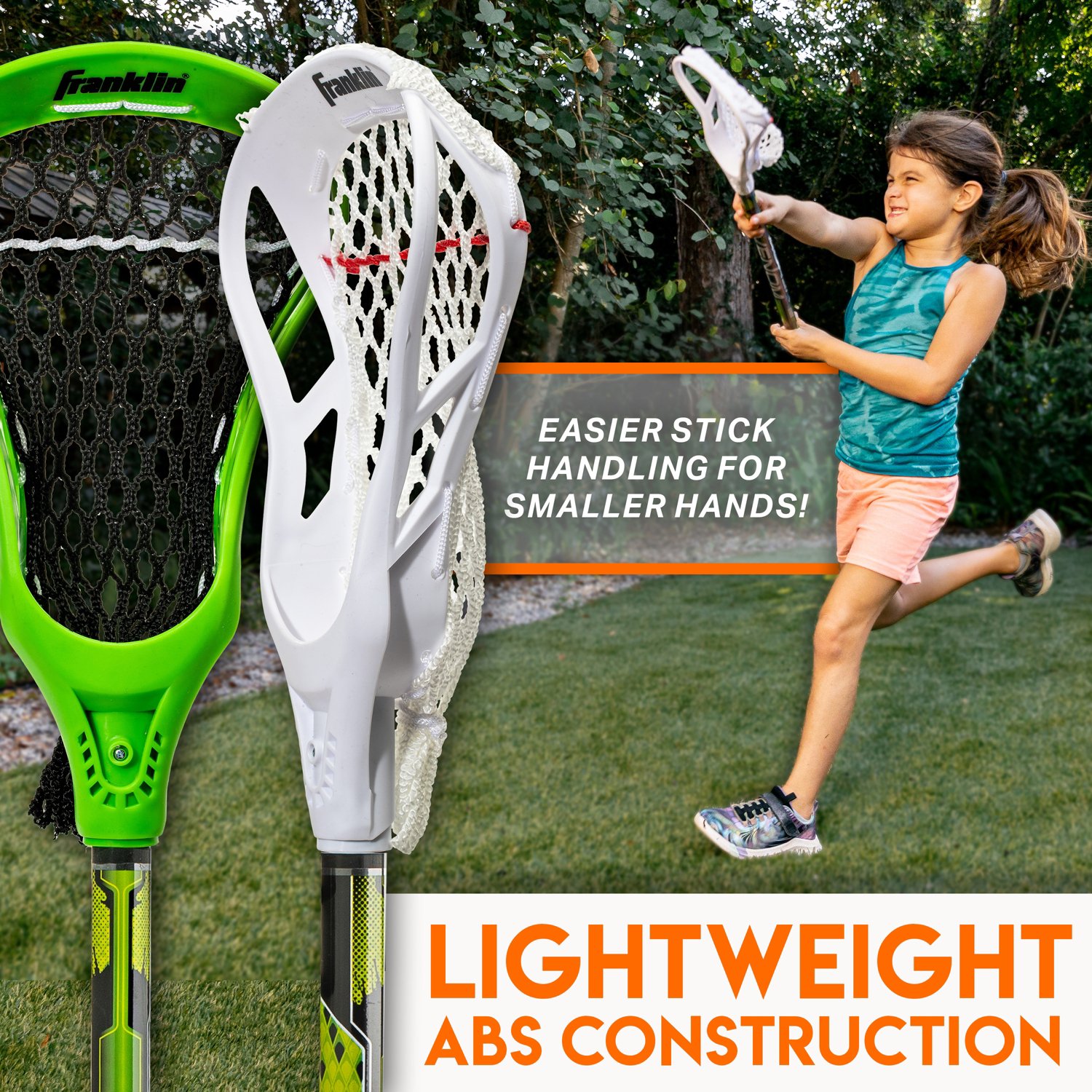 Franklin Sports Kids' Practice Lacrosse Set                                                                                      - view number 5