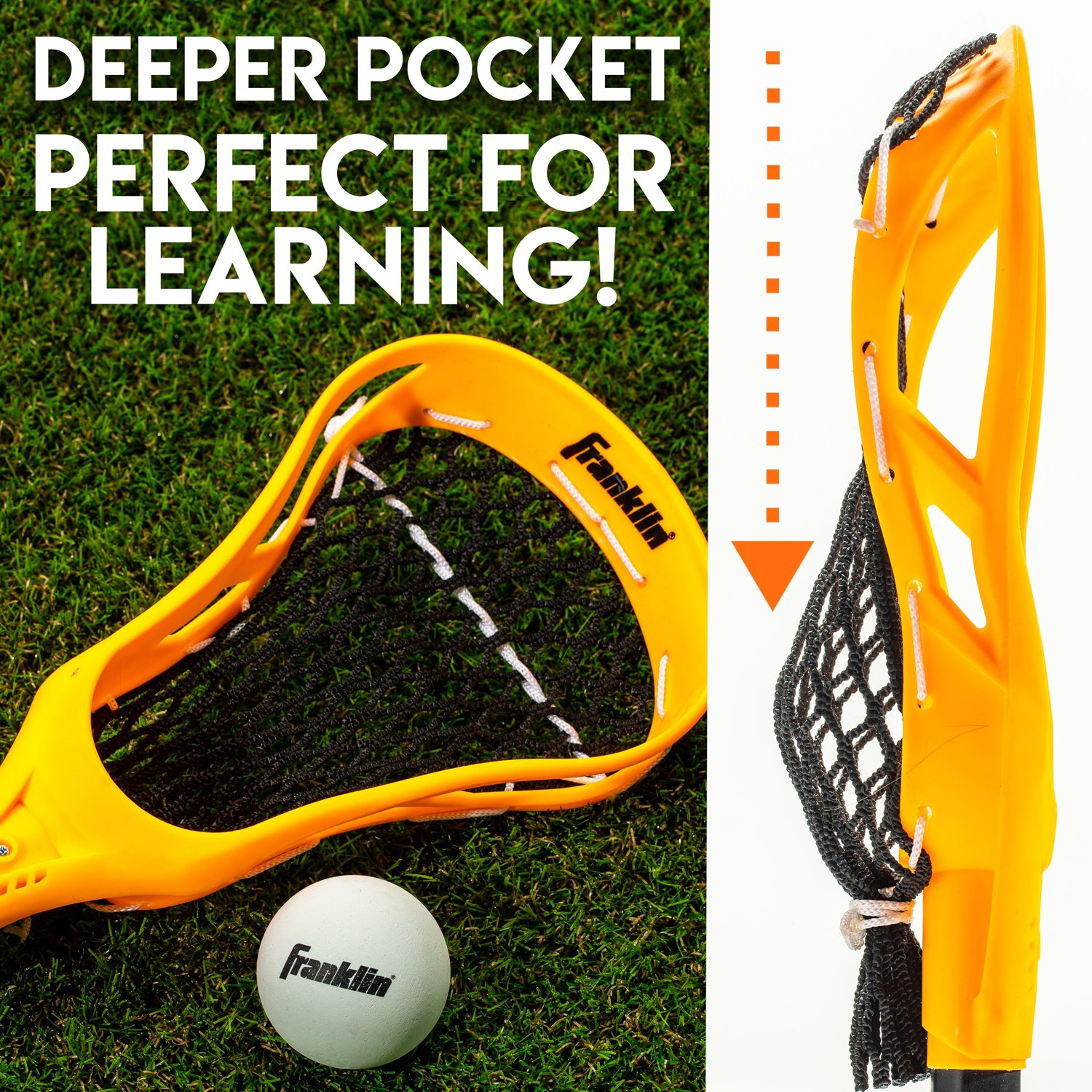 Franklin Sports Kids' Practice Lacrosse Set - view number 6