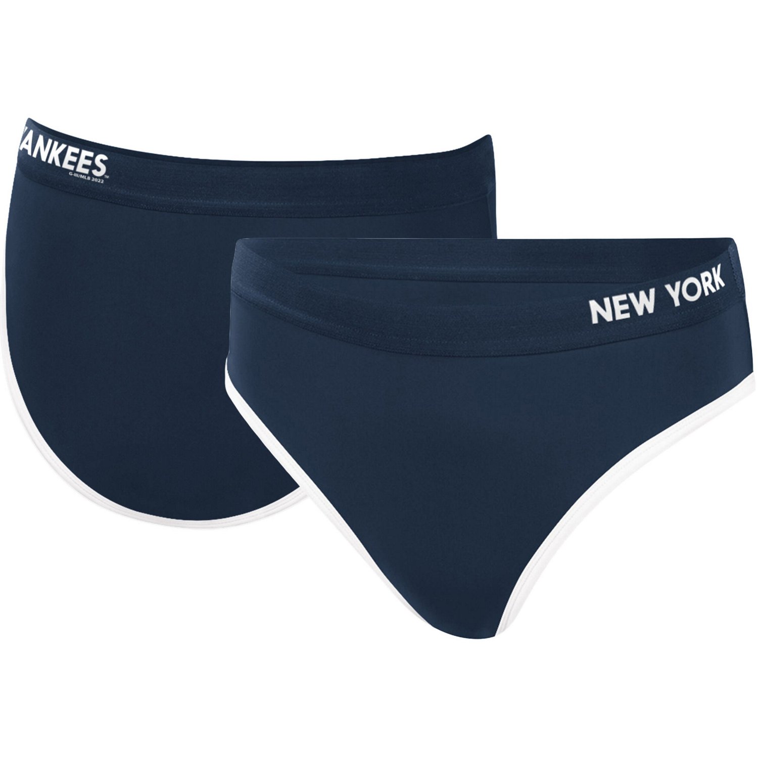 G-III 4Her by Carl Banks New York Yankees Southpaw Bikini Bottom
