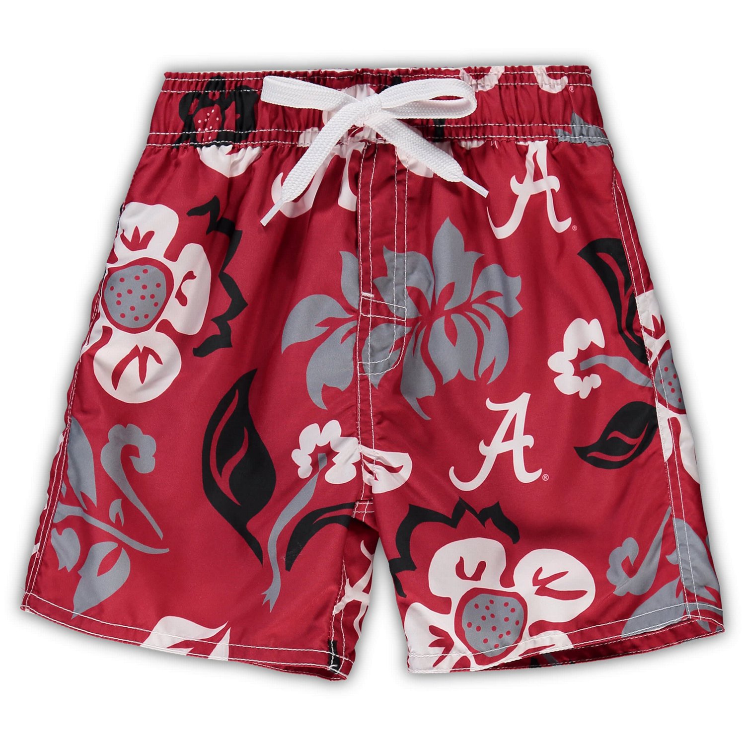 Wes and Willy Preschool Alabama Tide Floral Swim Shorts - view number 2