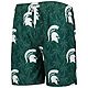 Youth Wes  Willy Michigan State Spartans Palm Tree Swim Shorts                                                                   - view number 2