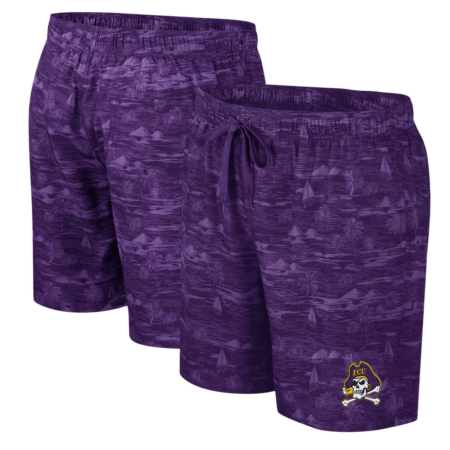 Colosseum ECU Pirates Ozark Swim Shorts                                                                                          - view number 1